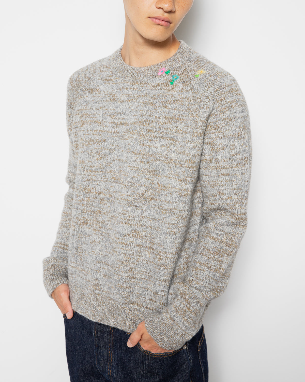 Maba Sweater in Light Grey