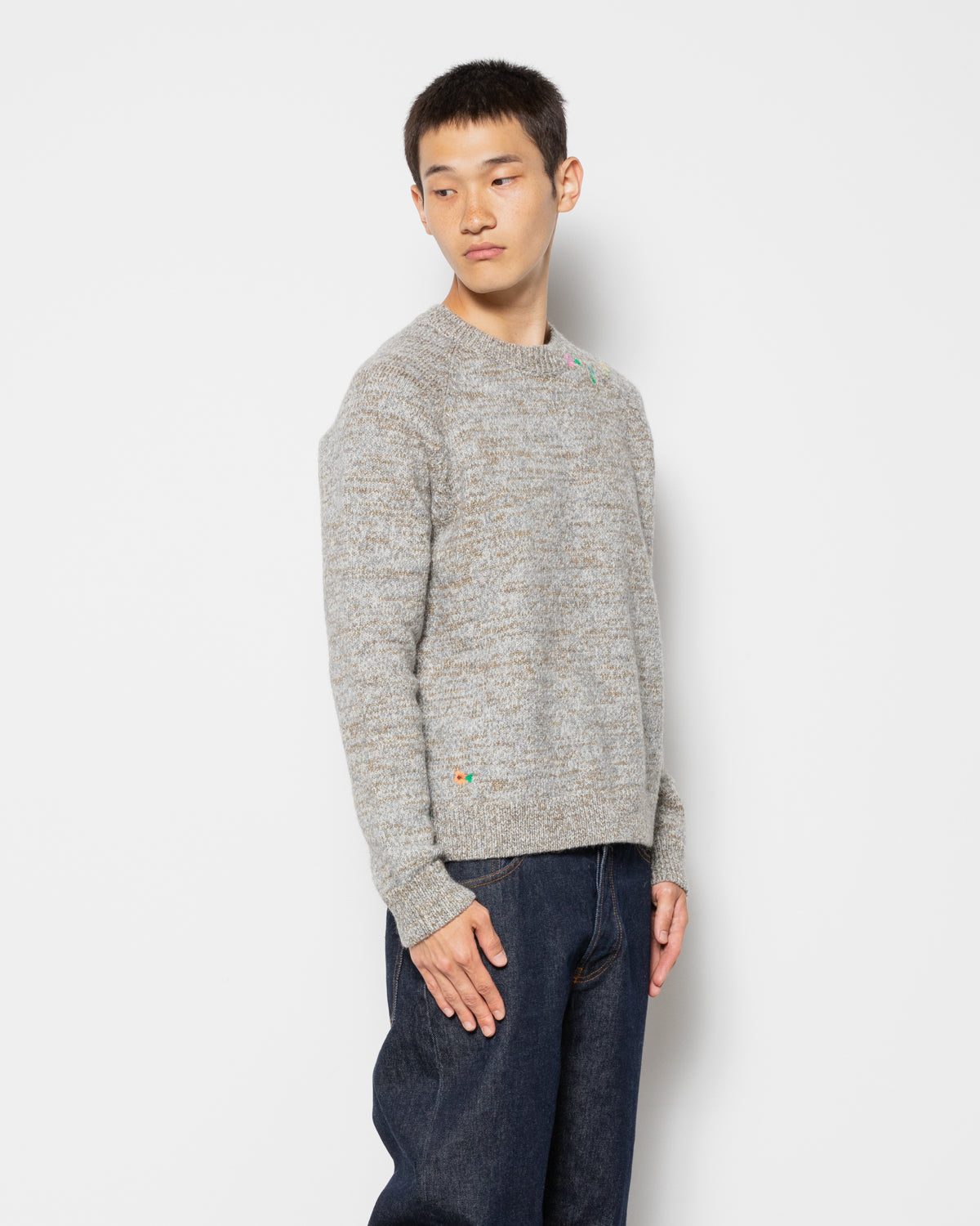 Maba Sweater in Light Grey