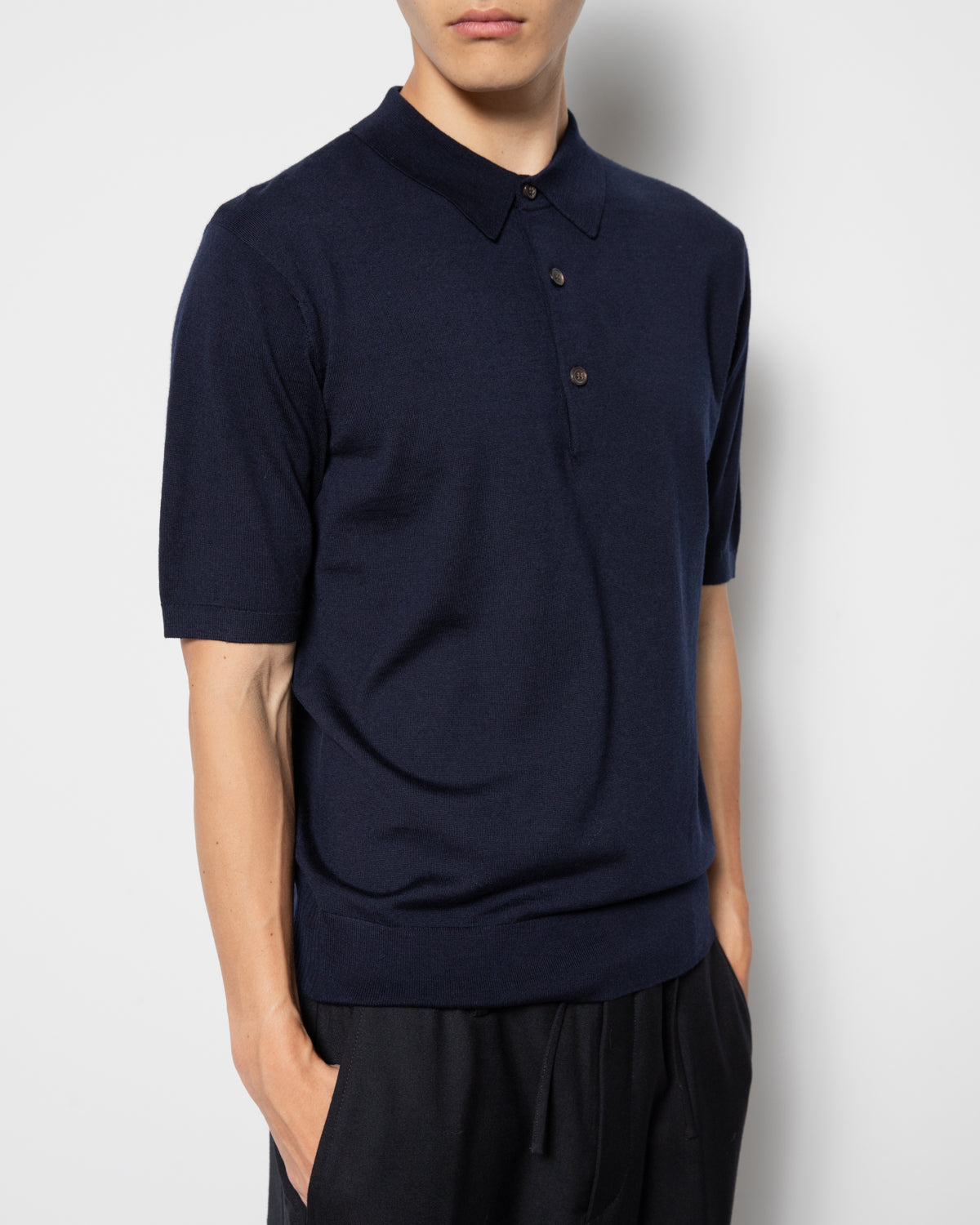 Murice Polo in Navy