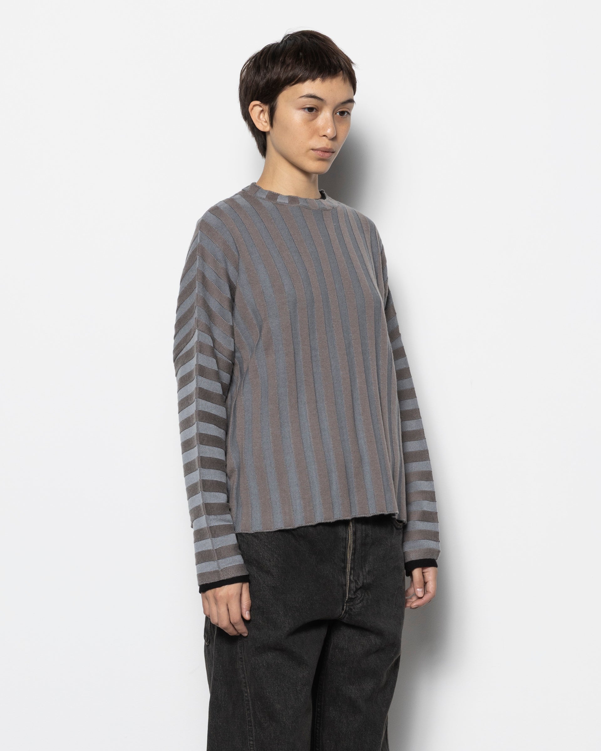 Eckhaus Latta｜Composition Sweater Eckhaus Latta - Composition Sweater - Sand | available at LCD