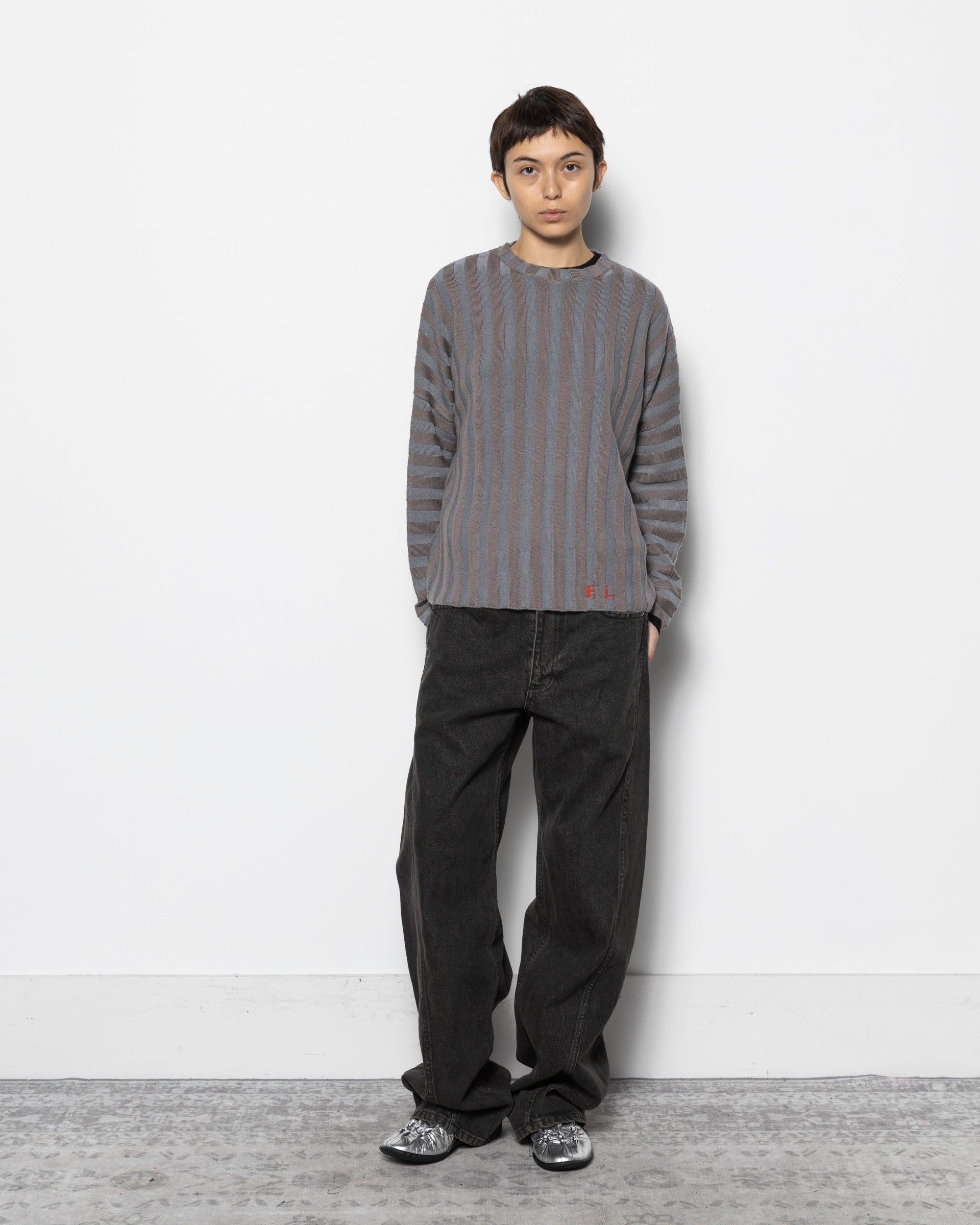 Keyboard Sweater in Heron