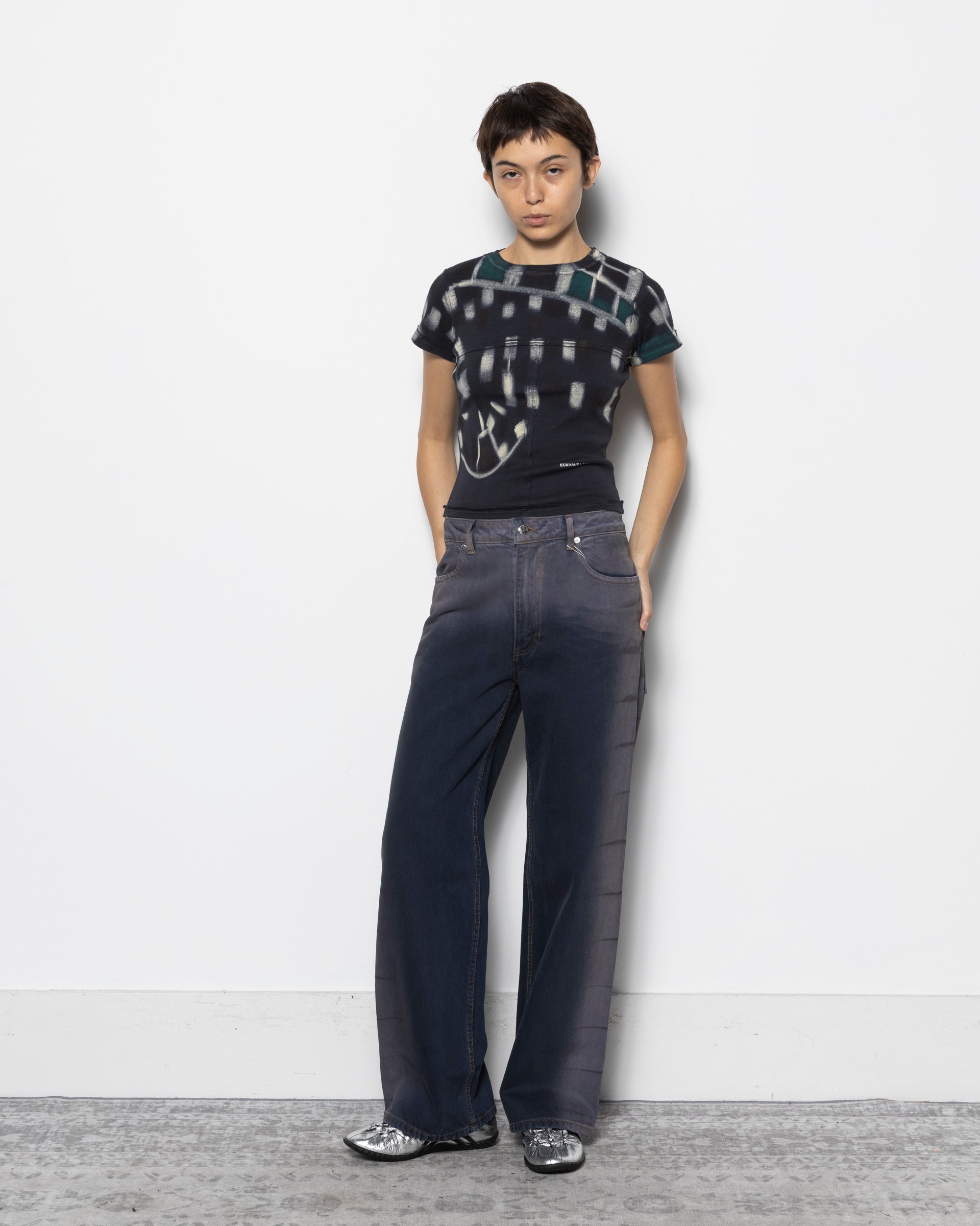 Lapped Baby Tee in Porcupine