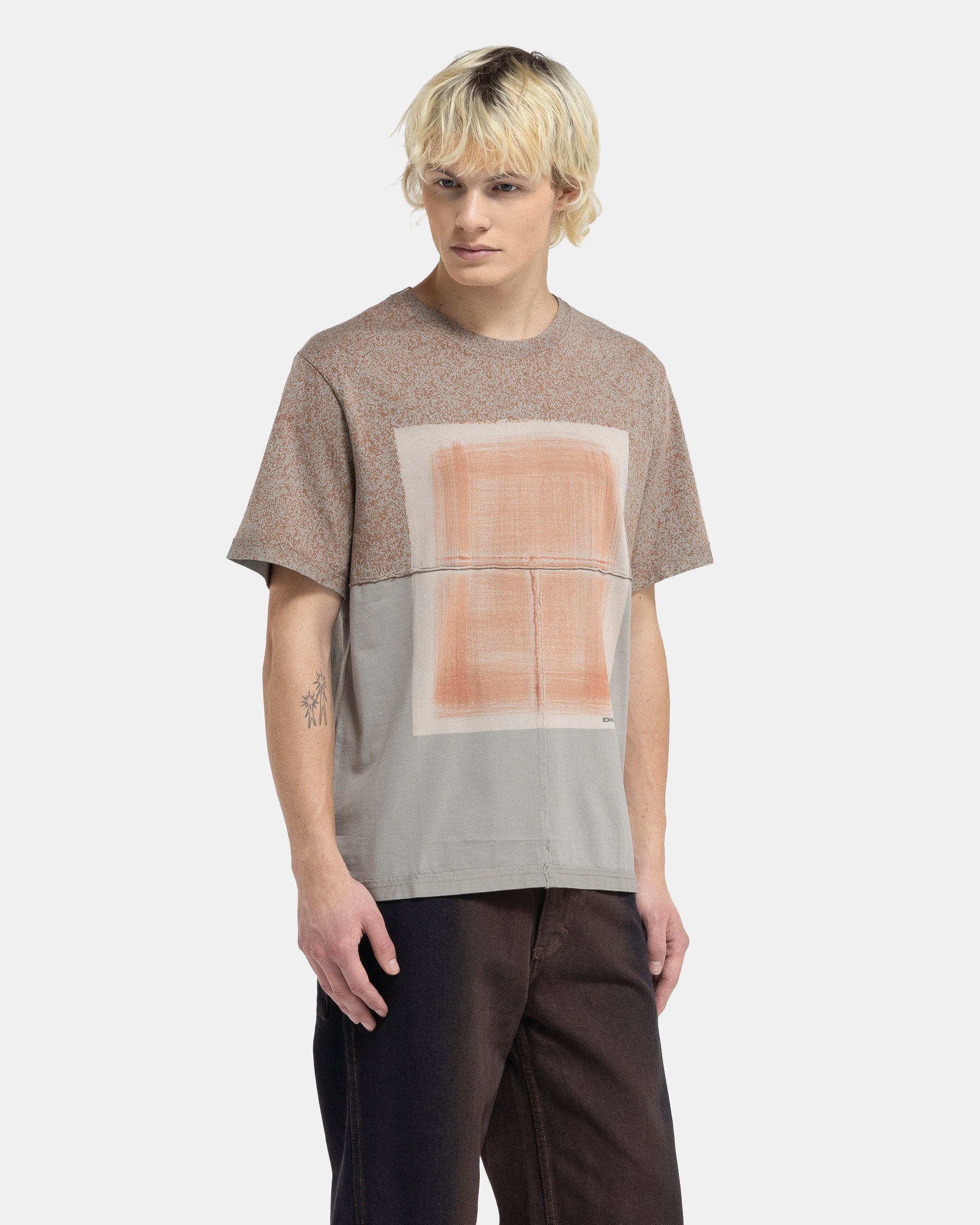 Lapped T-Shirt in Canvas