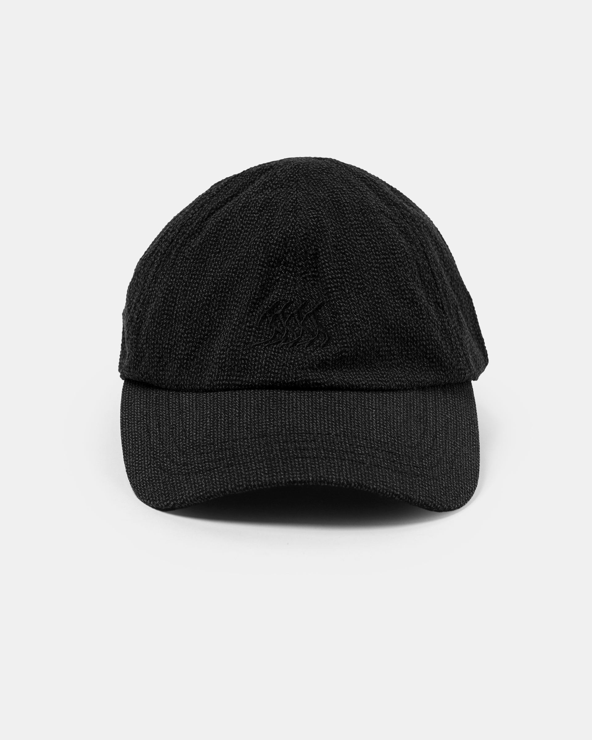 Foursome Embroidery Cap in Black