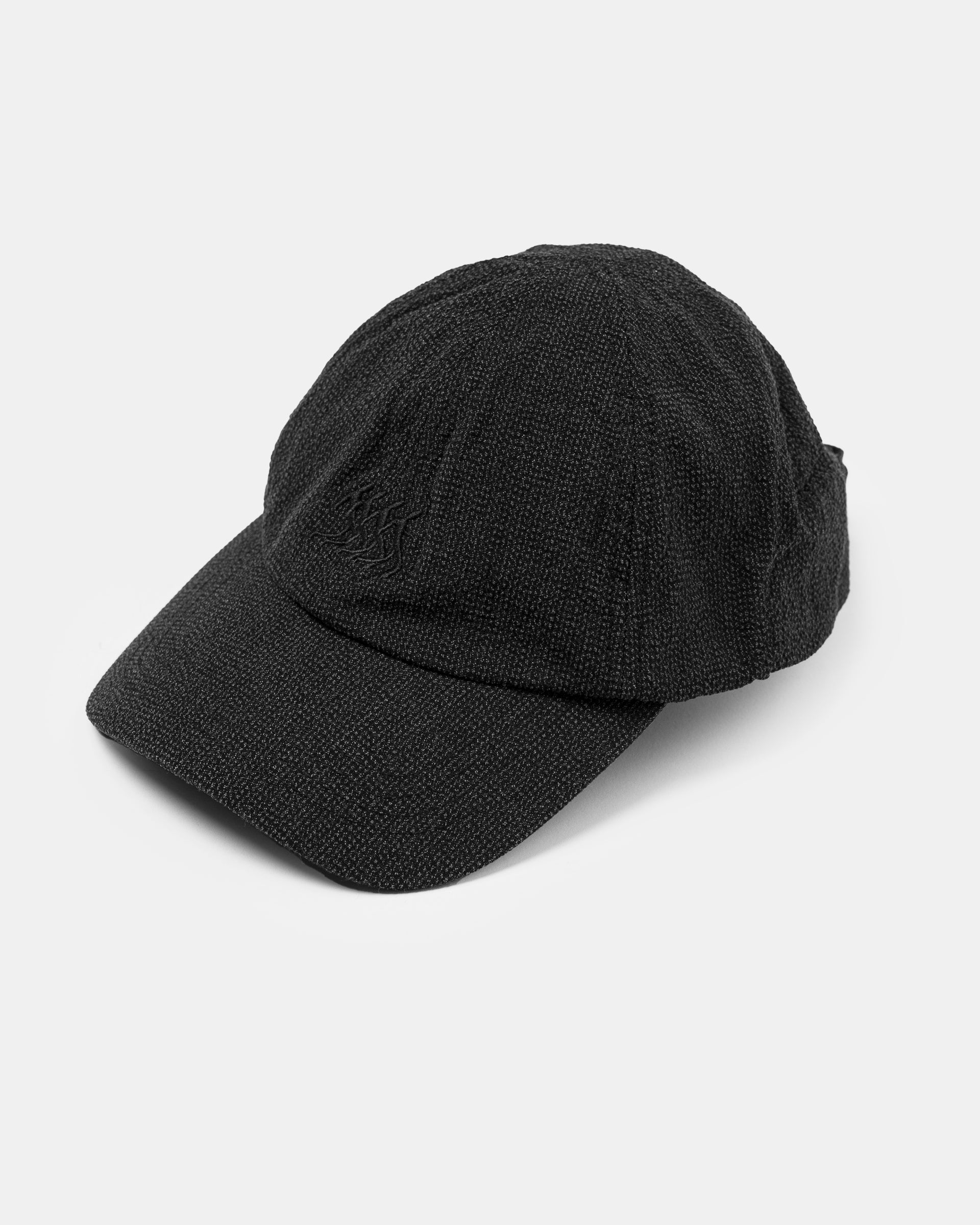 Foursome Embroidery Cap in Black