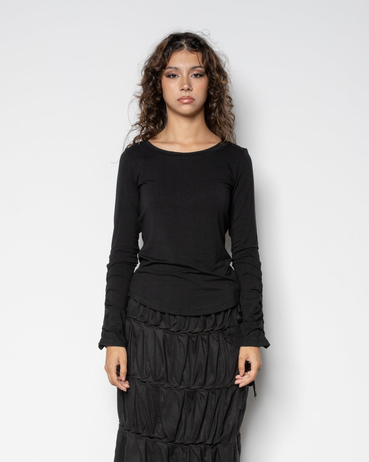 Braided Longsleeve in Black