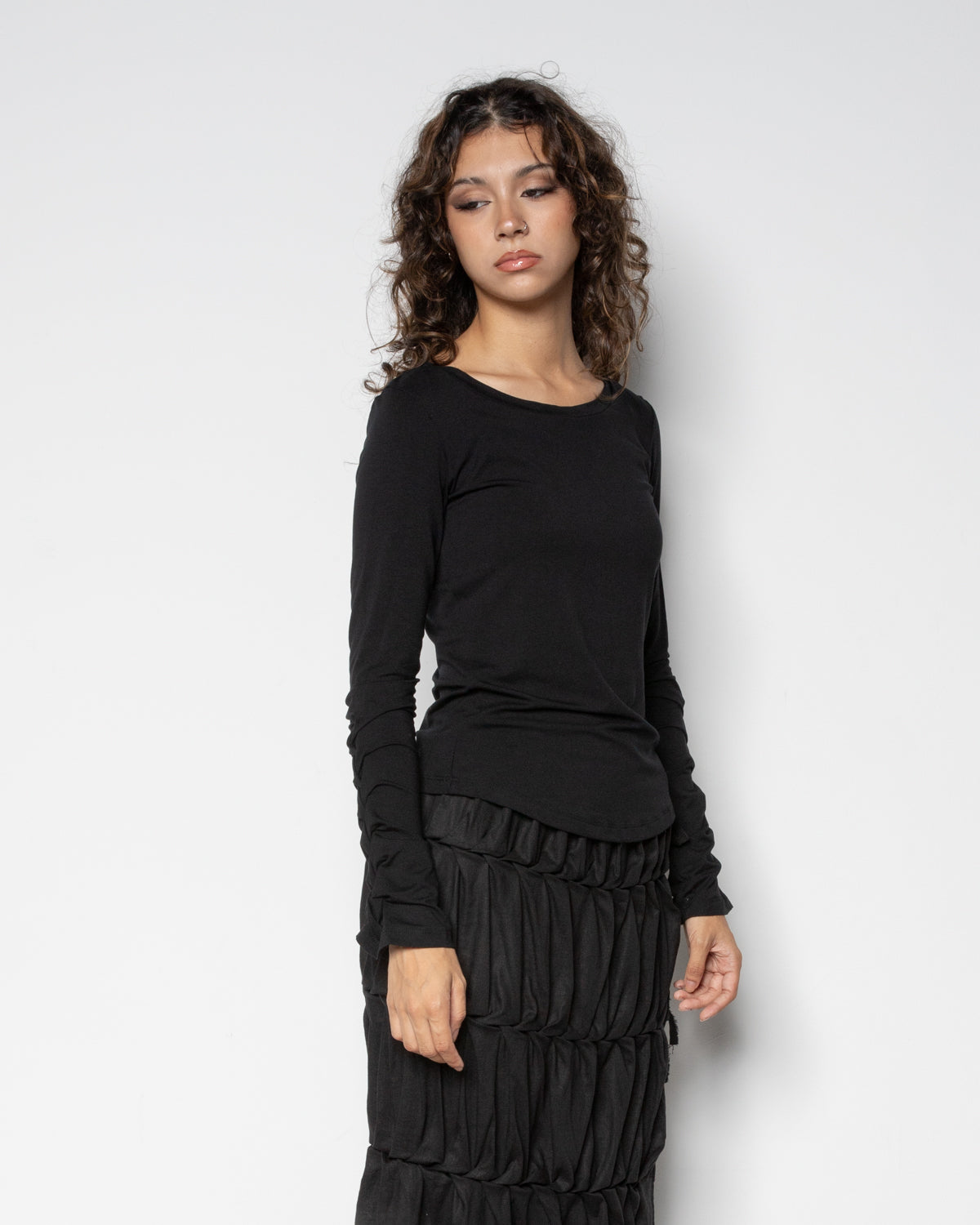 Braided Longsleeve in Black