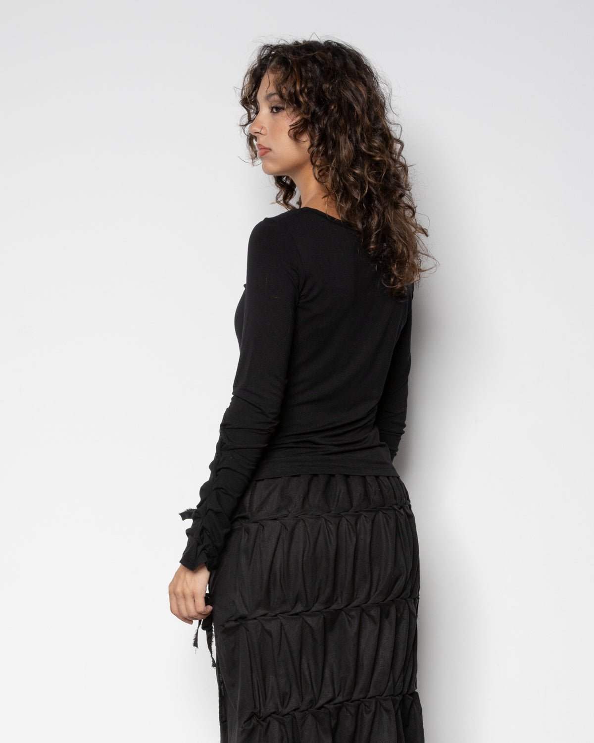 Braided Longsleeve in Black