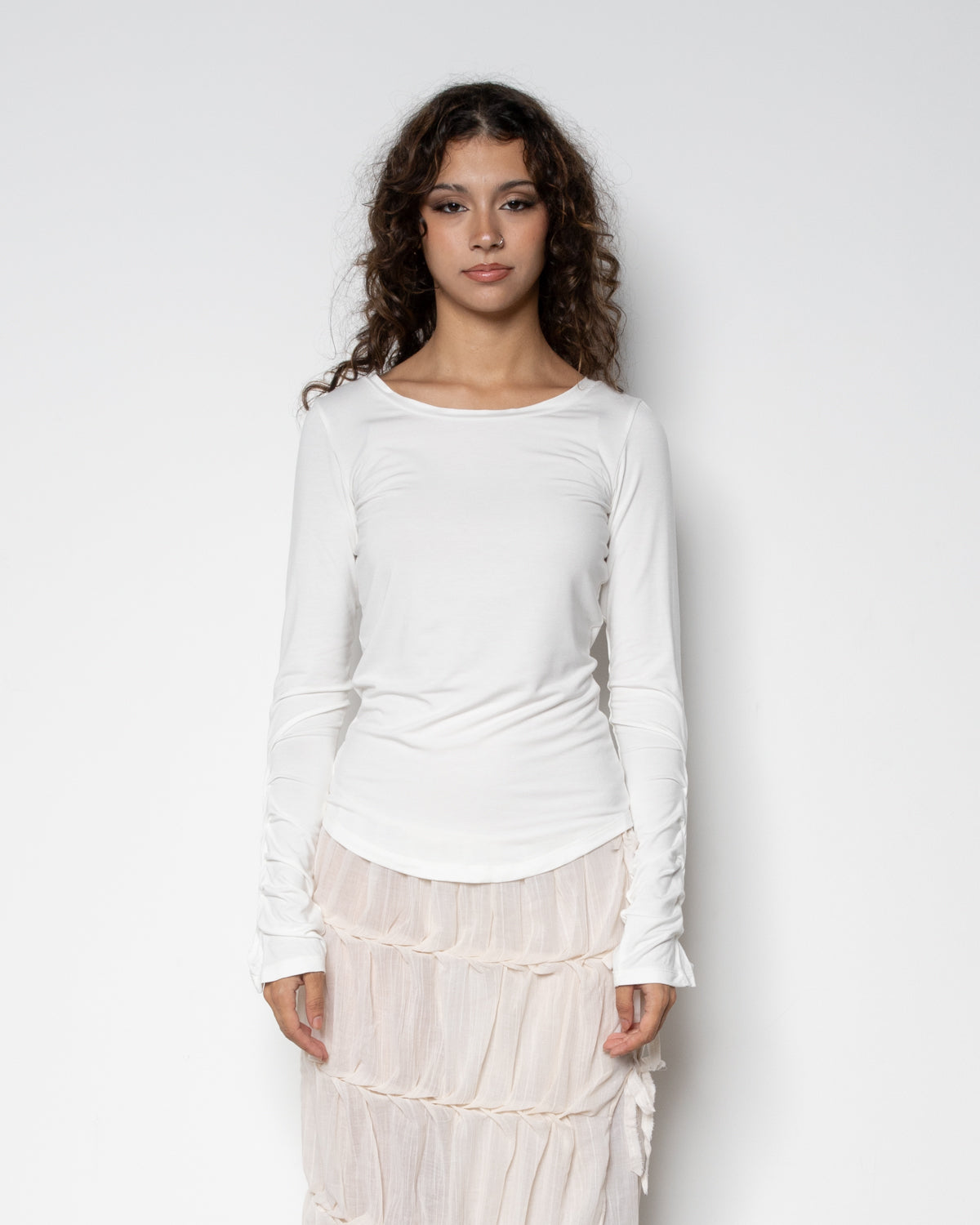 Braided Longsleeve in Cream
