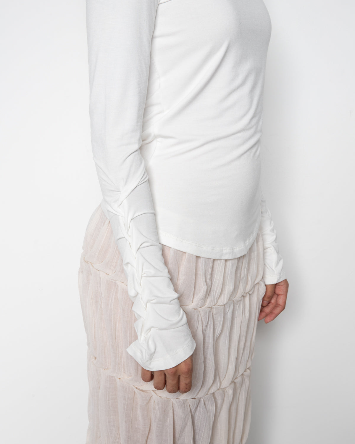 Braided Longsleeve in Cream