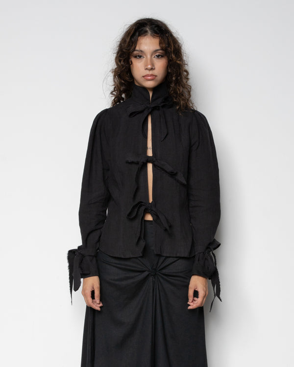 Renunciation Blouse in Black