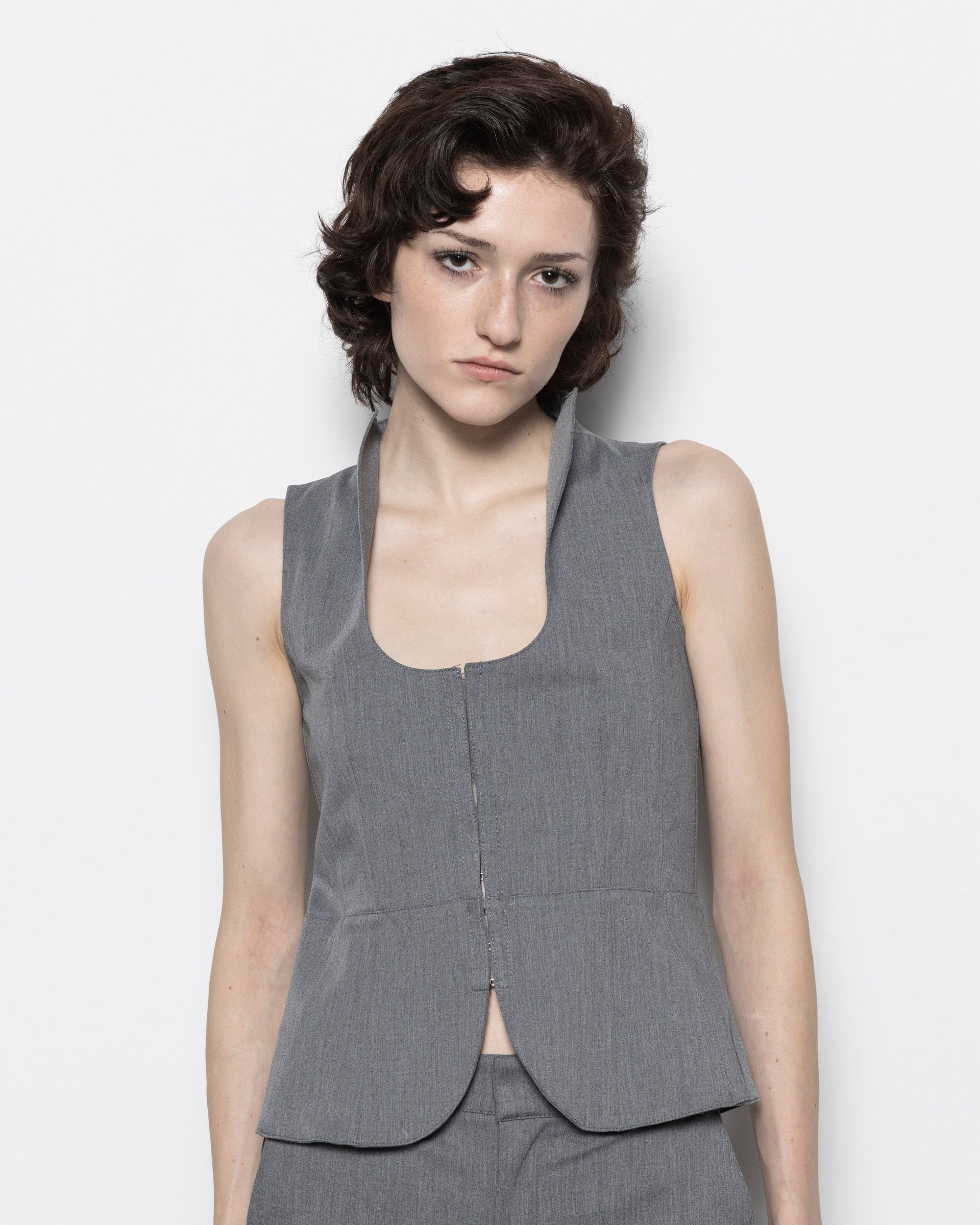 Amor Top in Grey