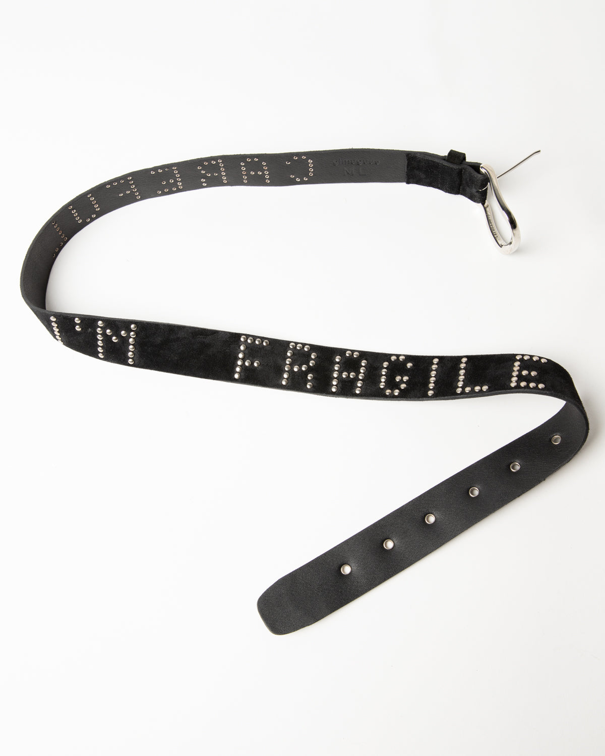Fragile Belt in Black