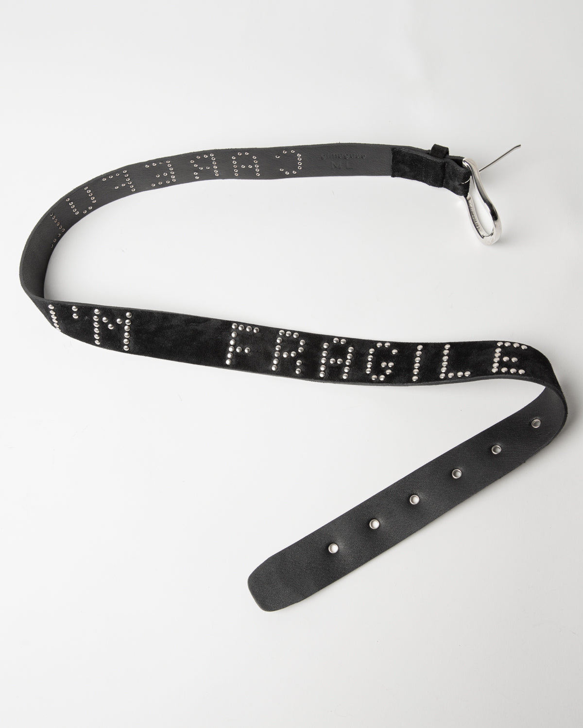 Fragile Belt in Black
