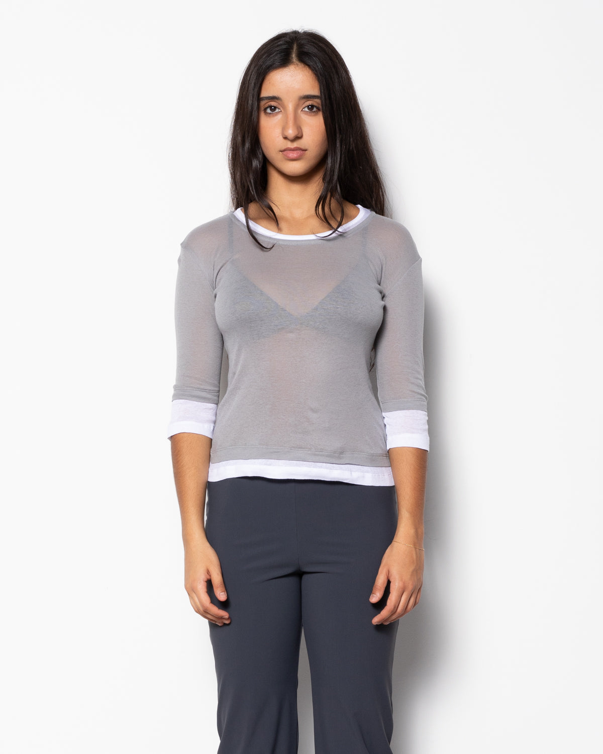 Gemma Top in Grey