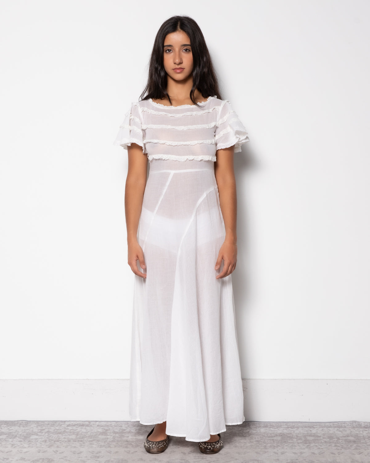 Mary Maxi Dress in White