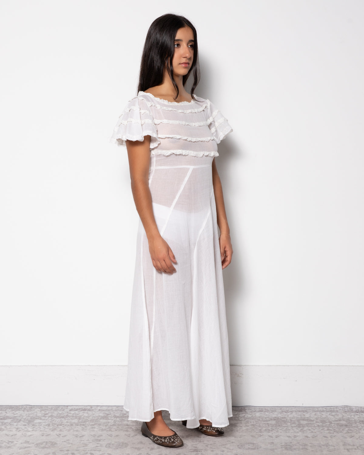Mary Maxi Dress in White