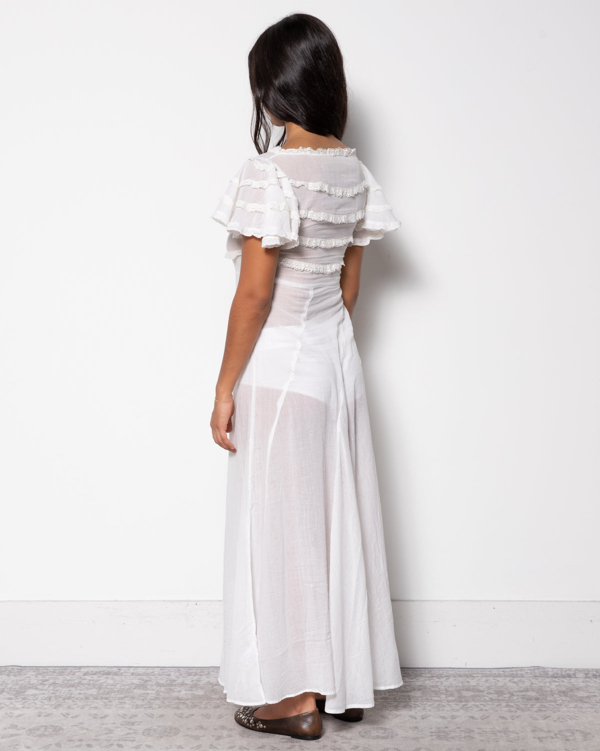 Mary Maxi Dress in White