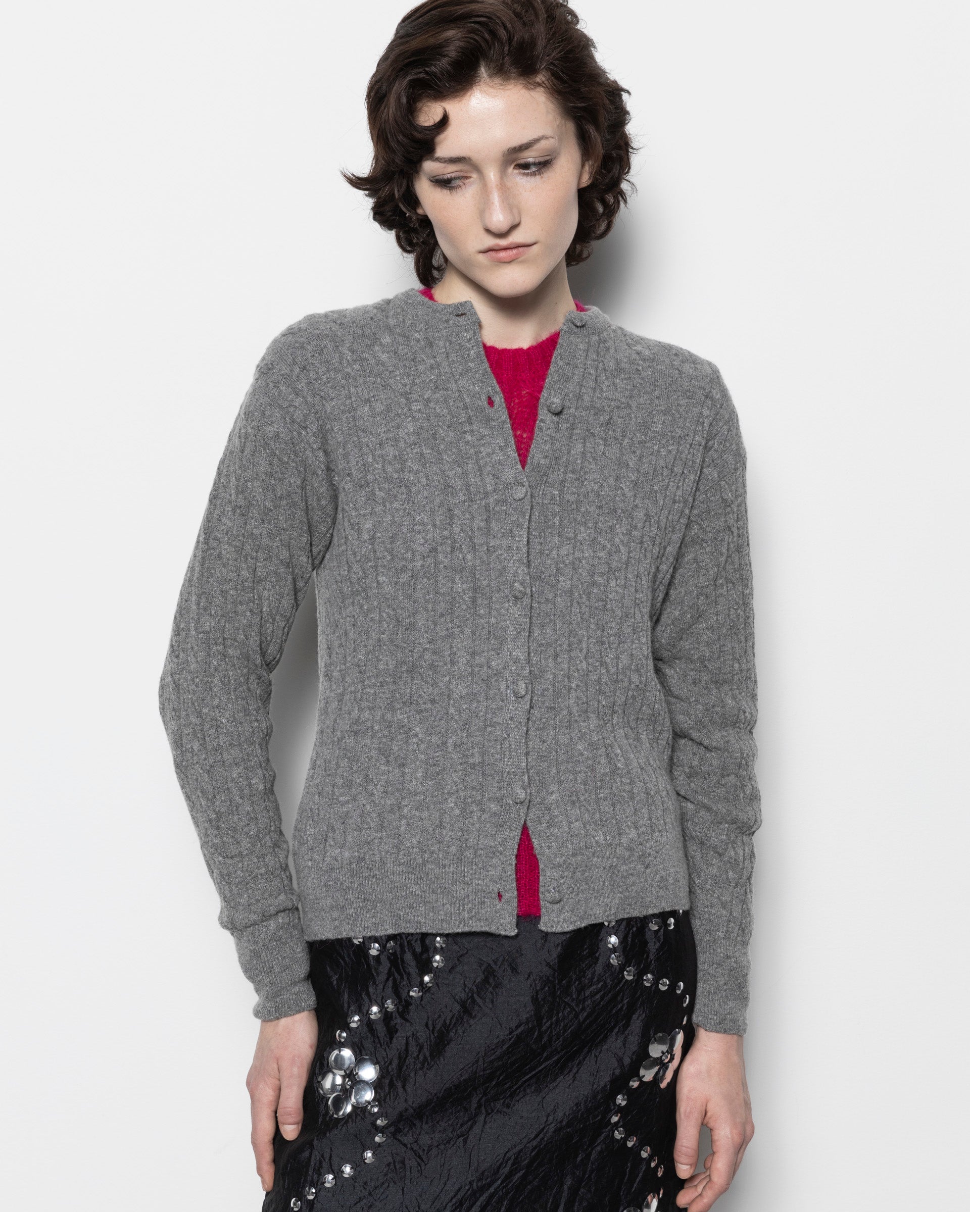 Rina Cardigan in Grey