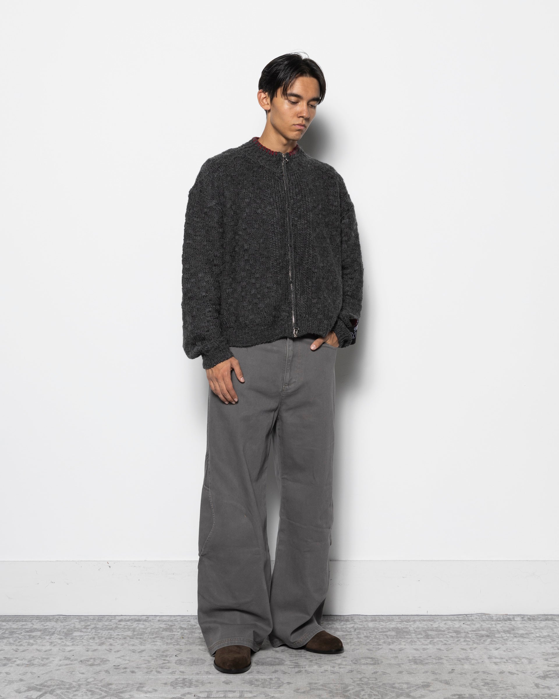 Grey Arrows Pocket Jeans in Smoke Grey