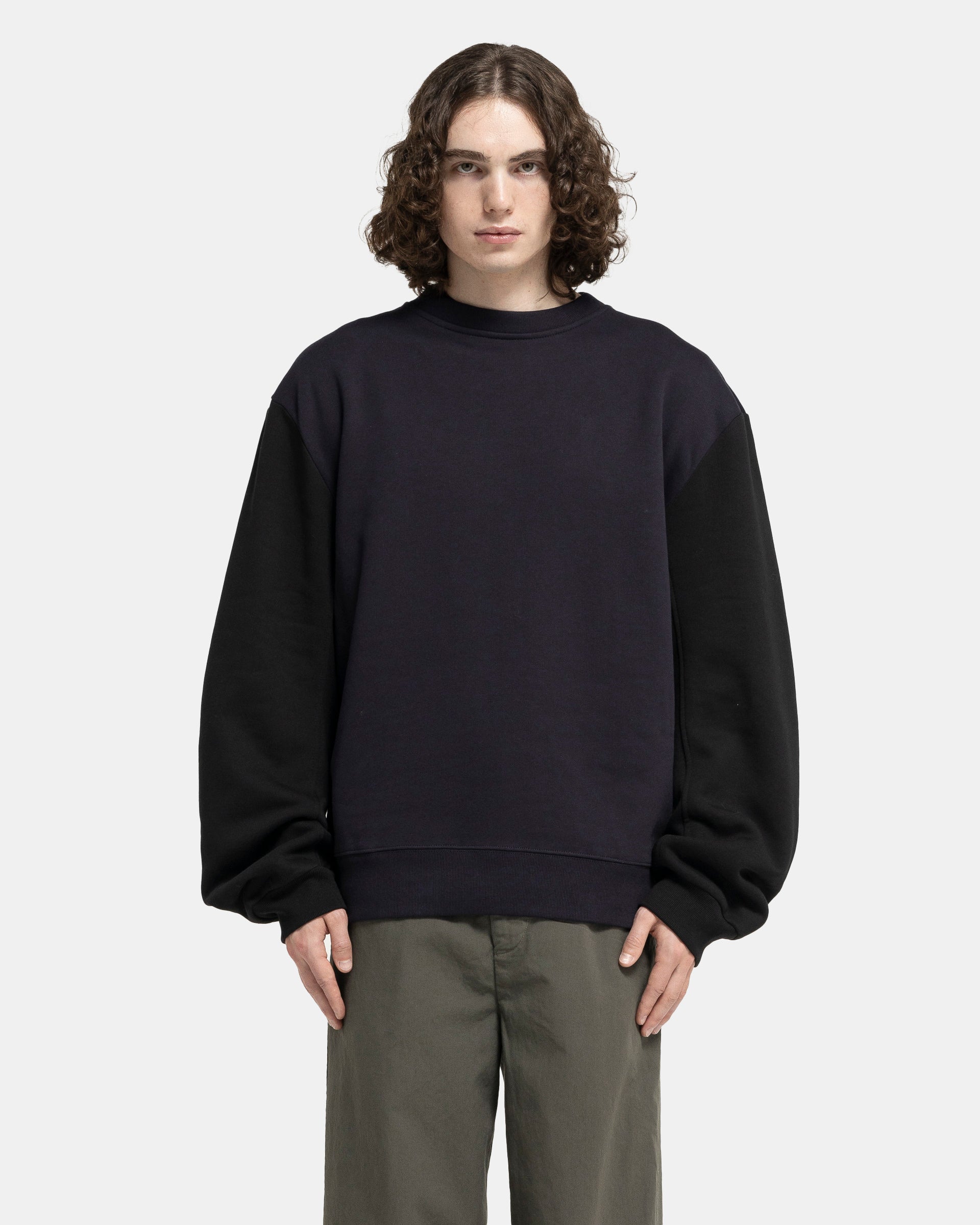 Dries Van Noten Harson Sweater in Navy