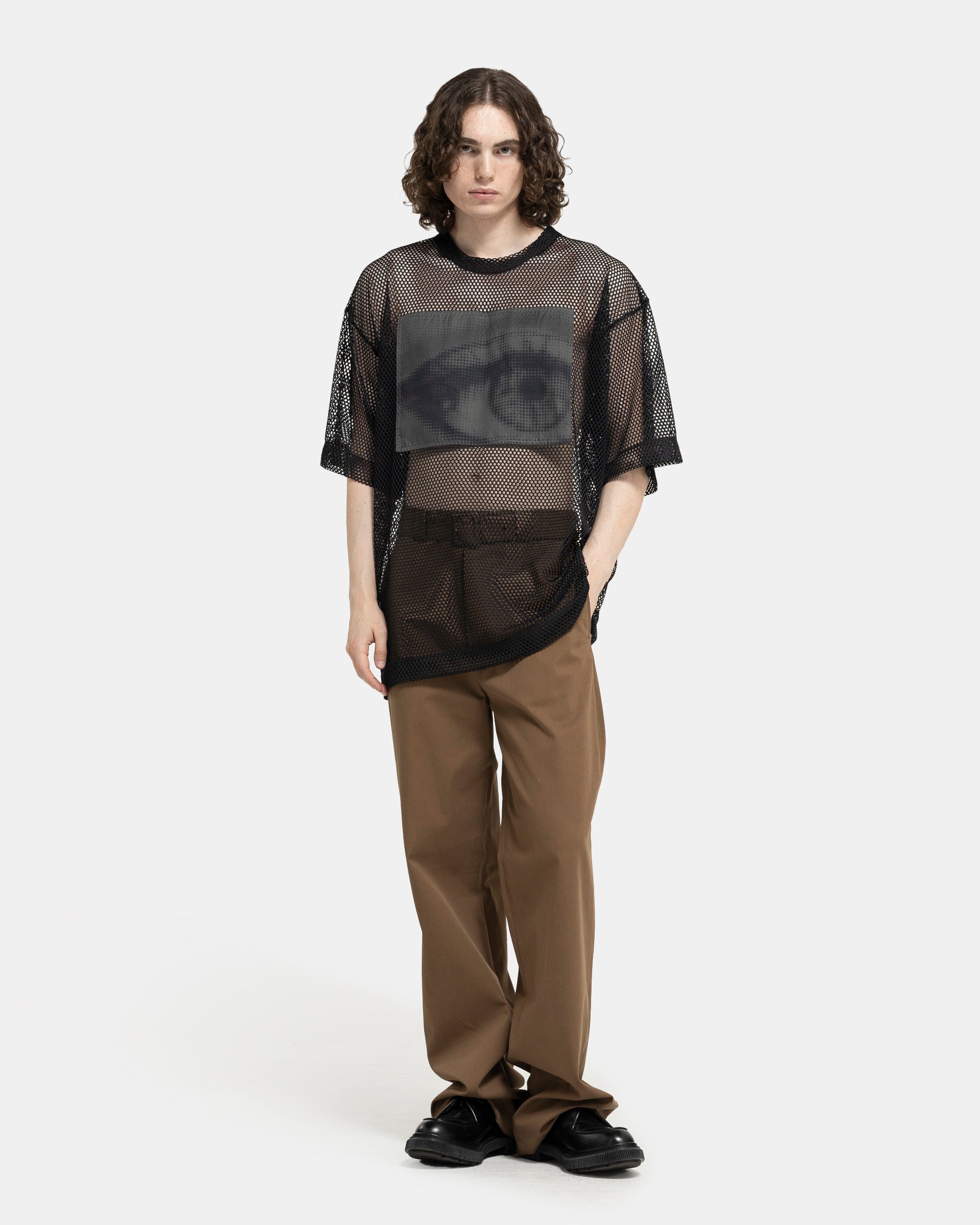 Dries Van Noten Hein Patch SS T-Shirt in Black