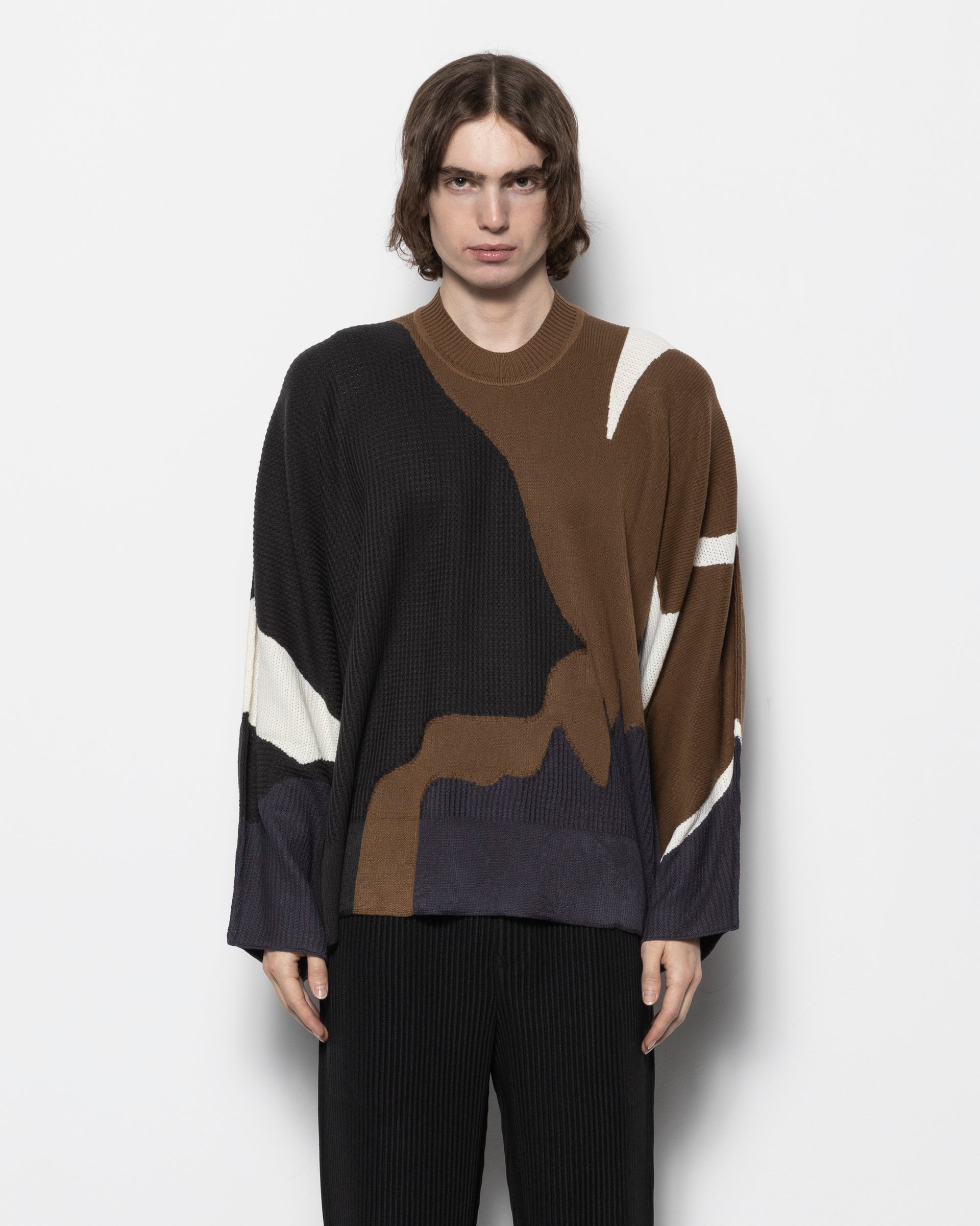 Agate Knit in Brown