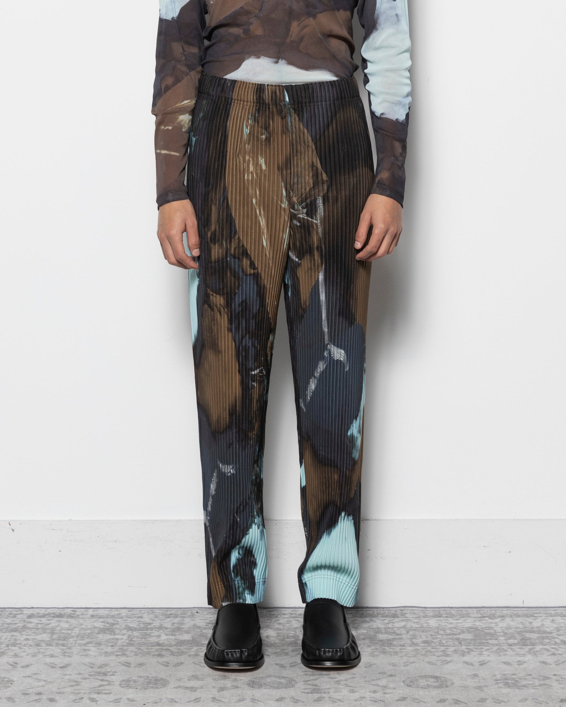 Agate Pleats Pant in Brown