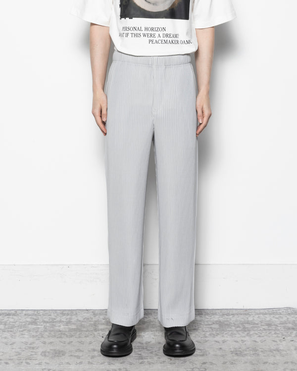 Color Pleats 1 Pant in Grey