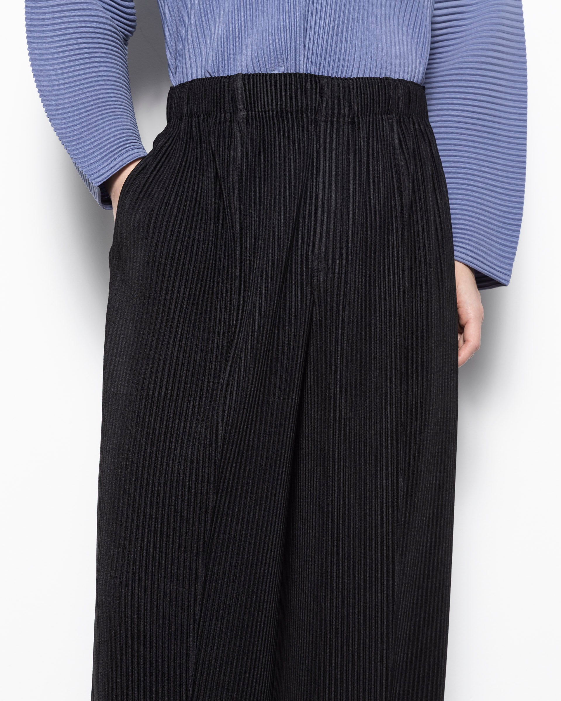 Homme Plissé Issey Miyake MC January Pants in Black | RODEN GRAY