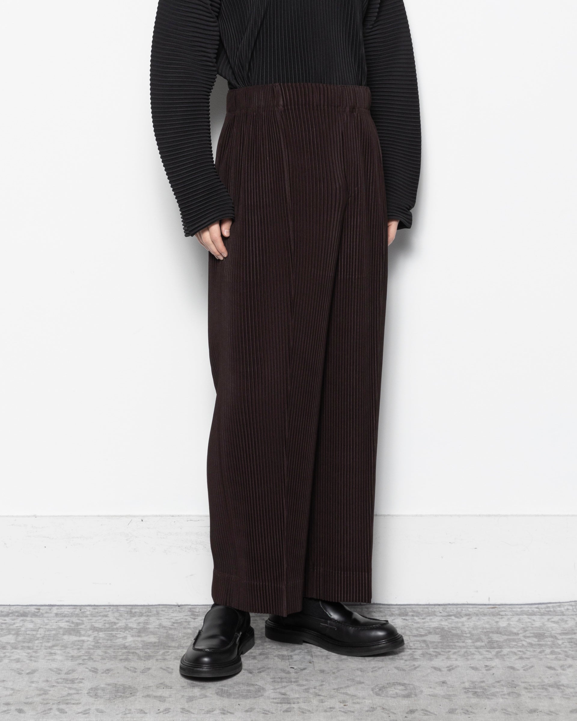 Homme Plissé Issey Miyake MC January Pants in Dark Egg Plant