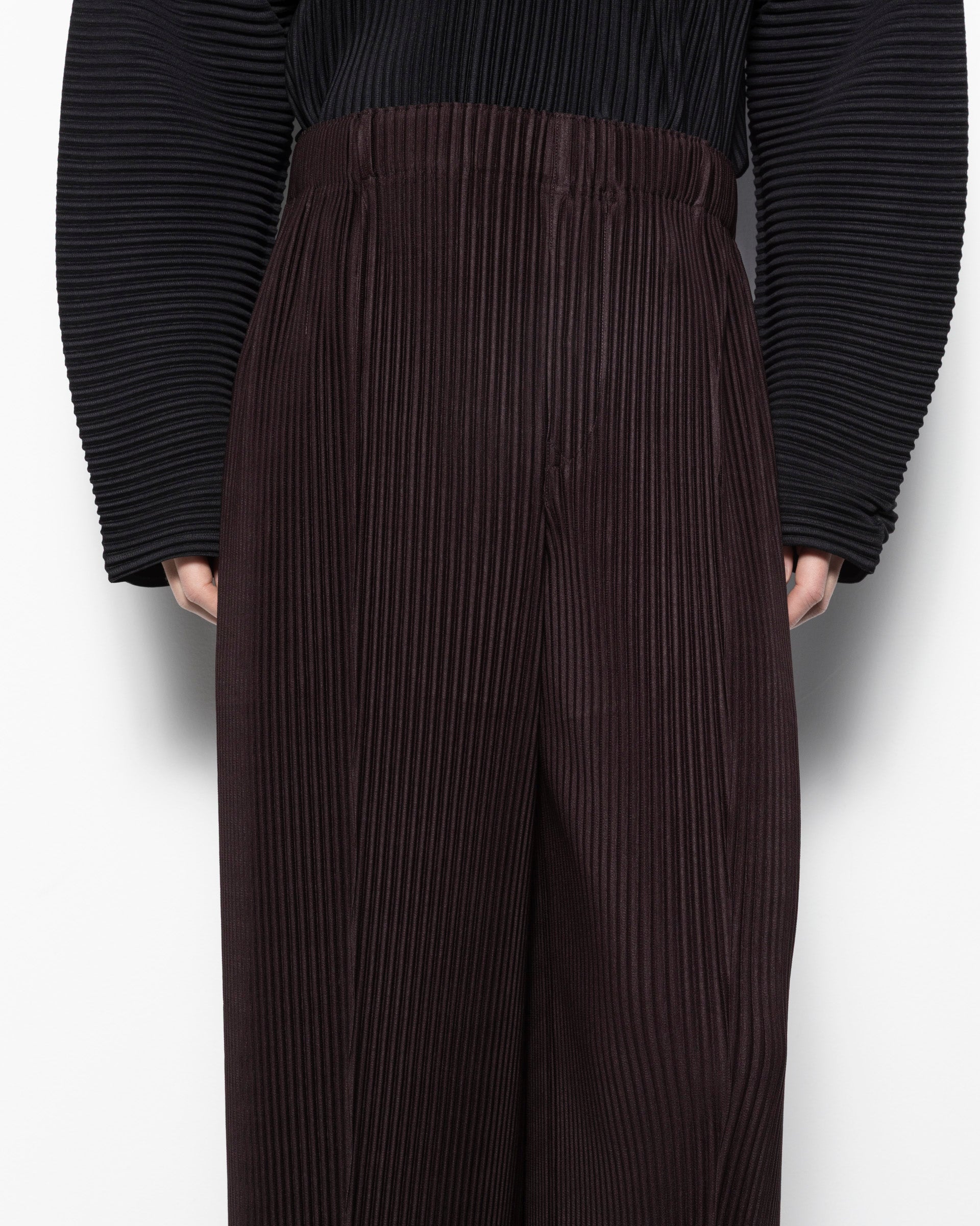 Homme Plissé Issey Miyake MC January Pants in Dark Egg Plant