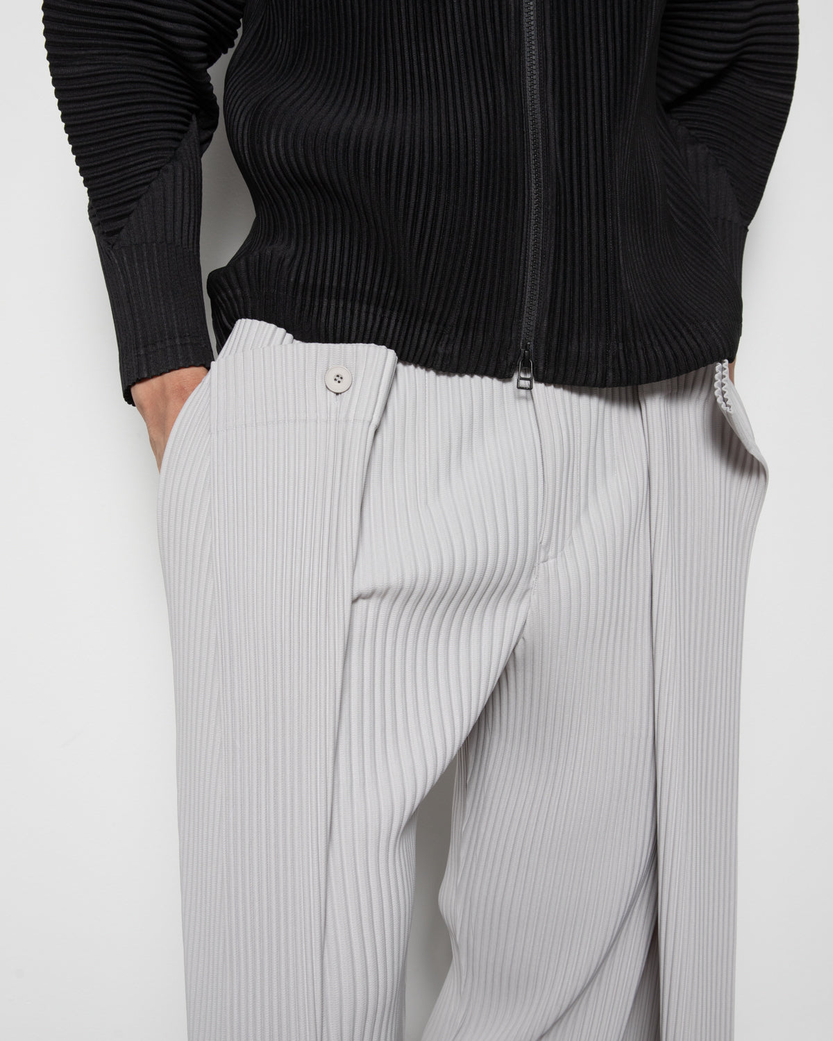 Motion Blur Trousers in Grey