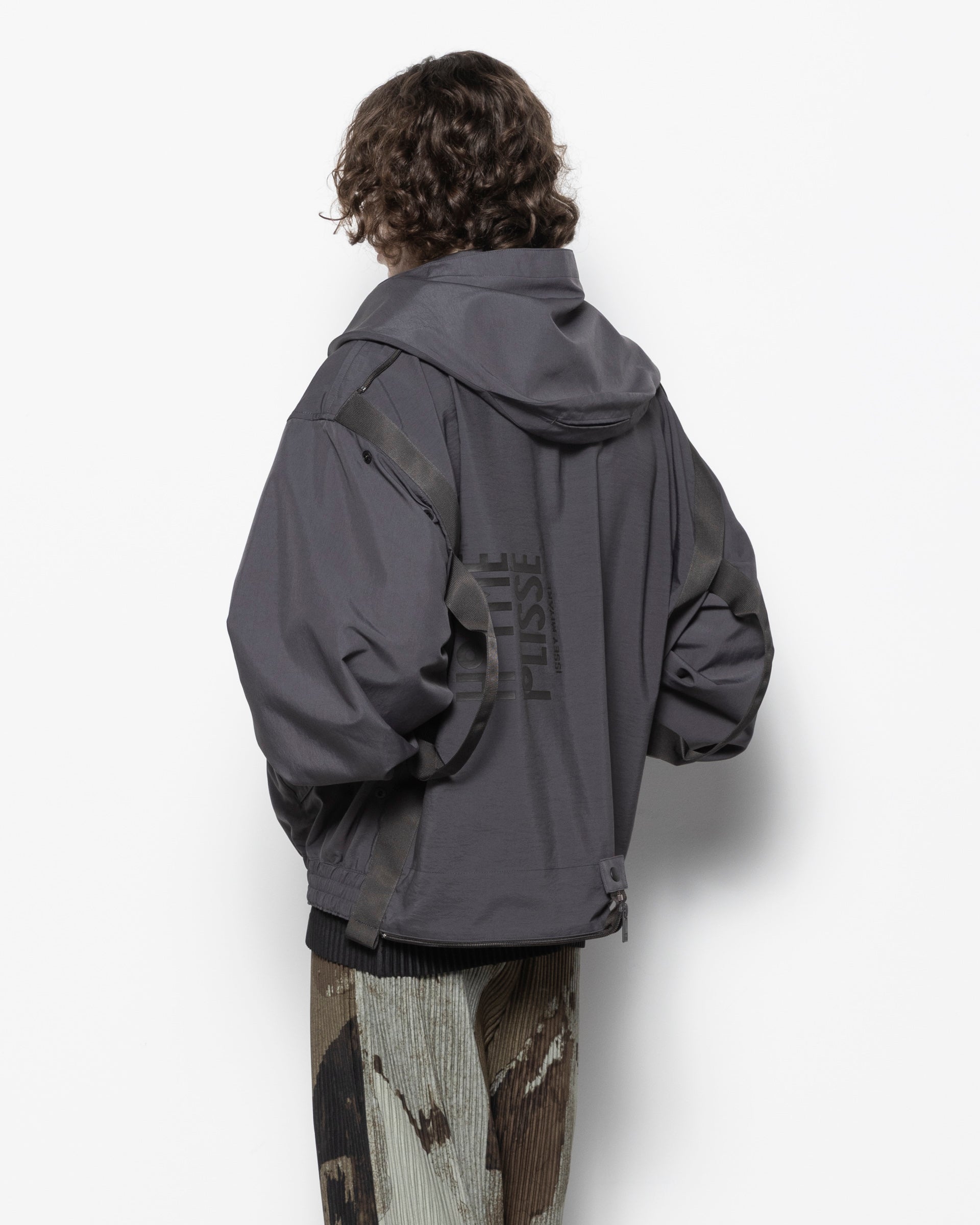 Packable Carried Jacket in Charcoal