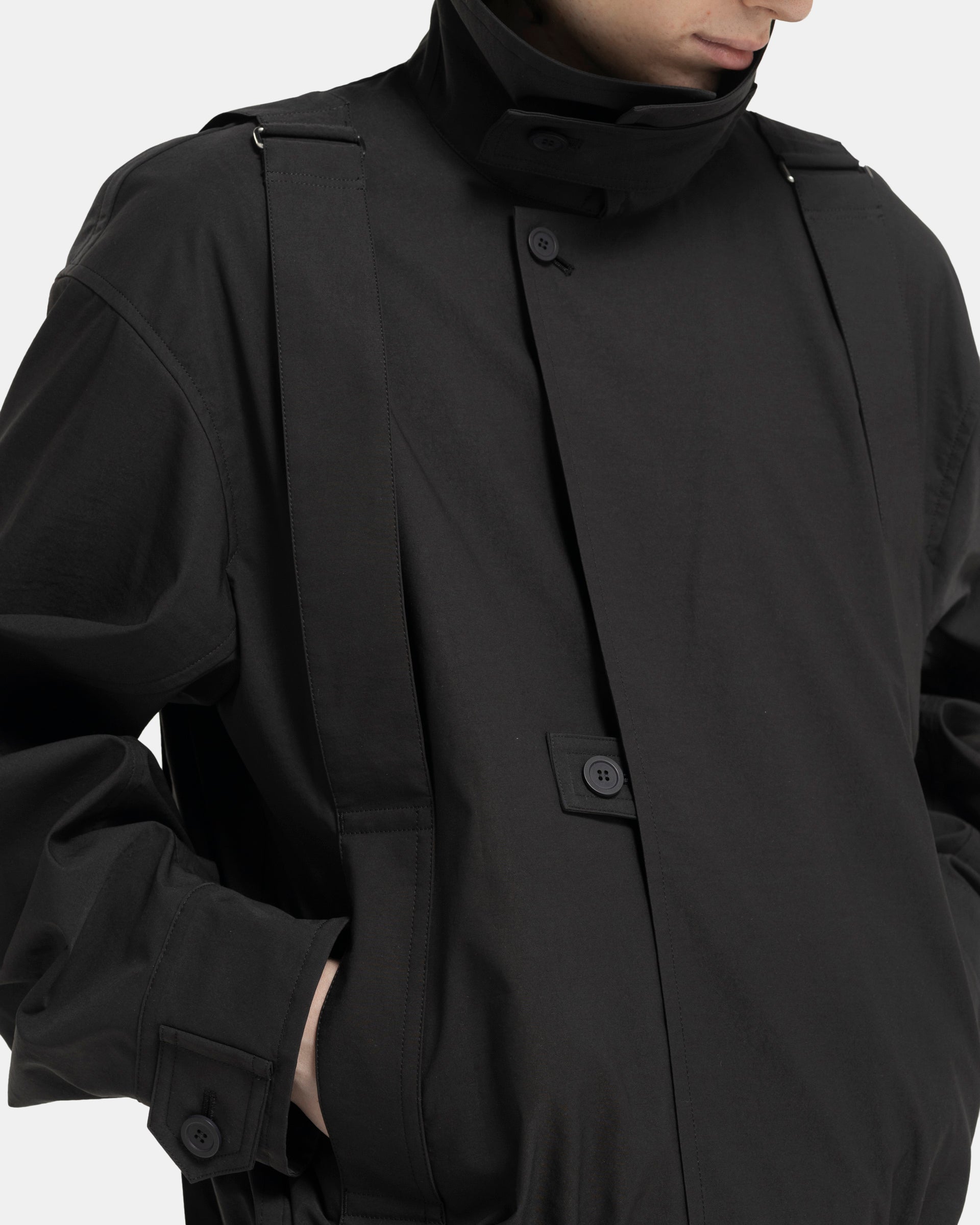 Parachute Jacket in Black