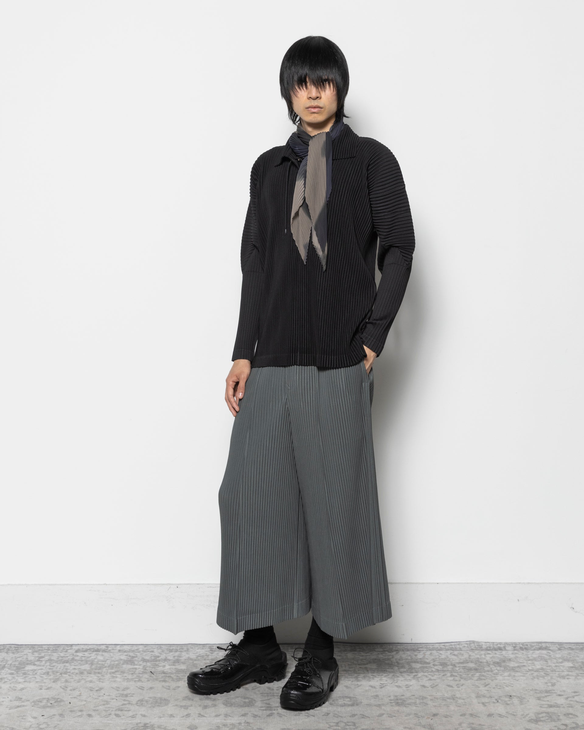 Pleats Bottoms 2 in Lucca Storico Blue