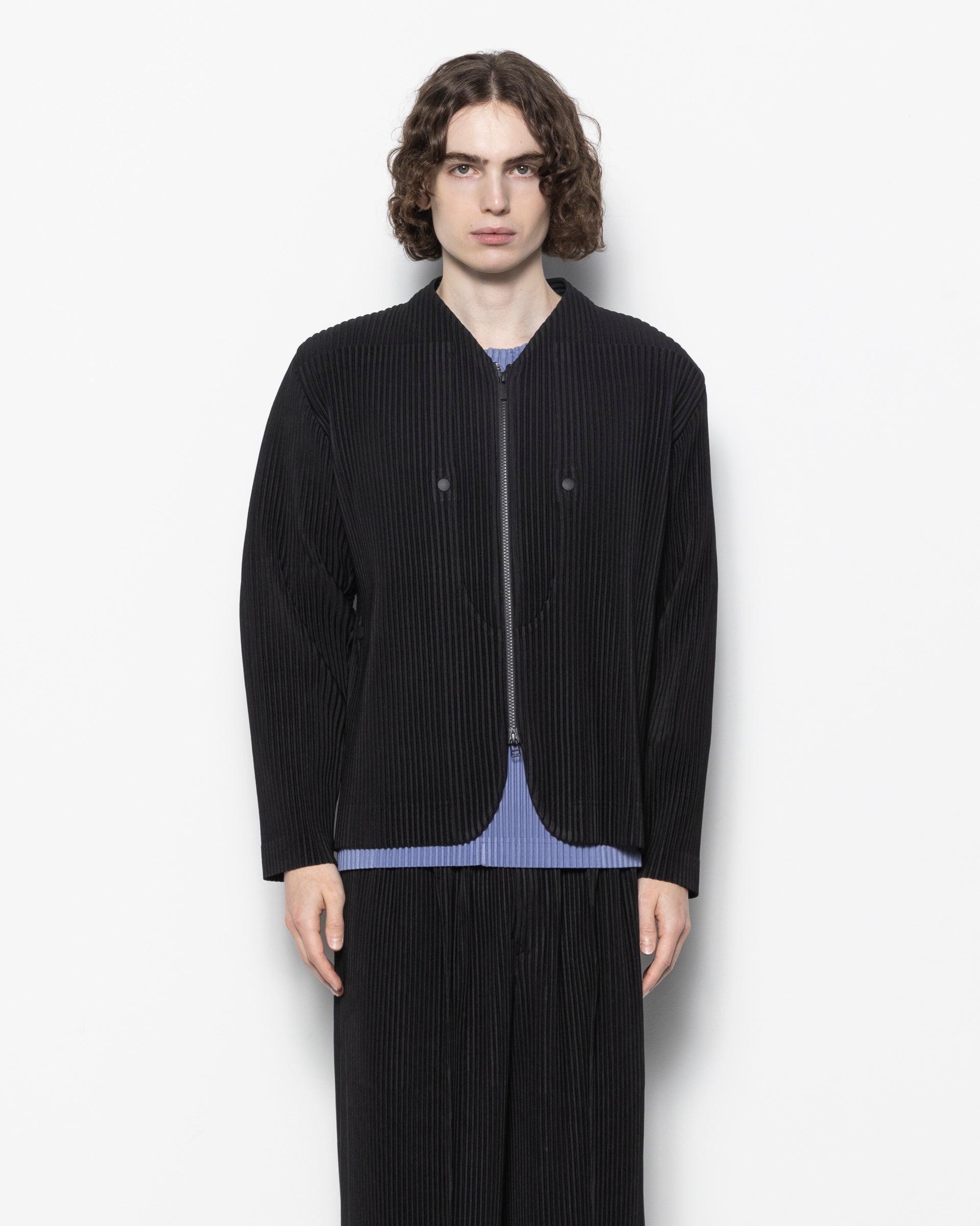 Homme Plissé Issey Miyake Quarry Jacket in Black | Roden Gray