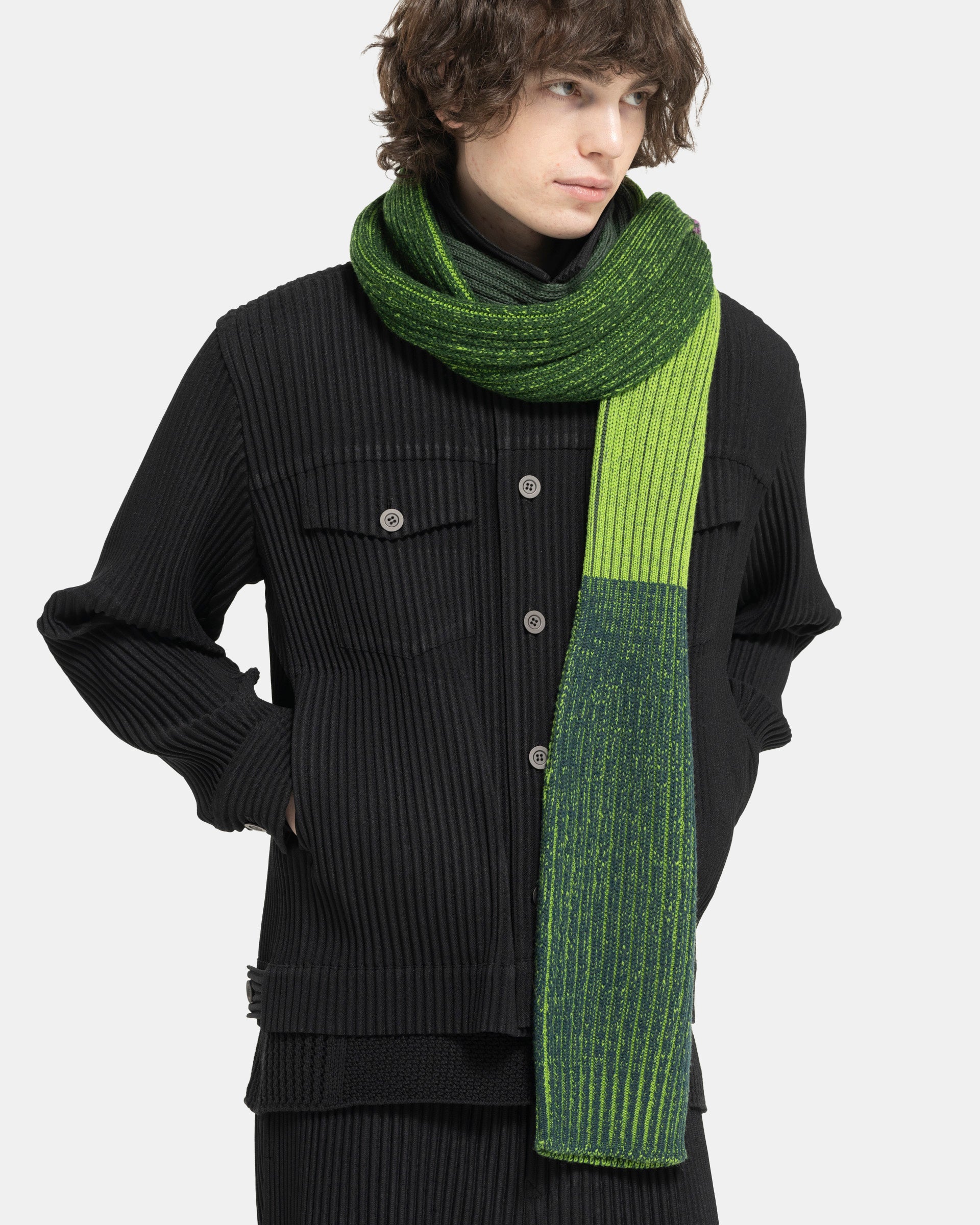 RB Drawing Scarf in Green