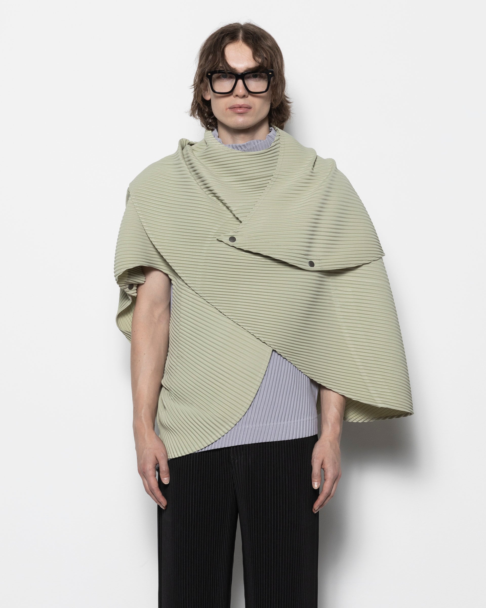 Stone Cloud Vest in Wavellite Green