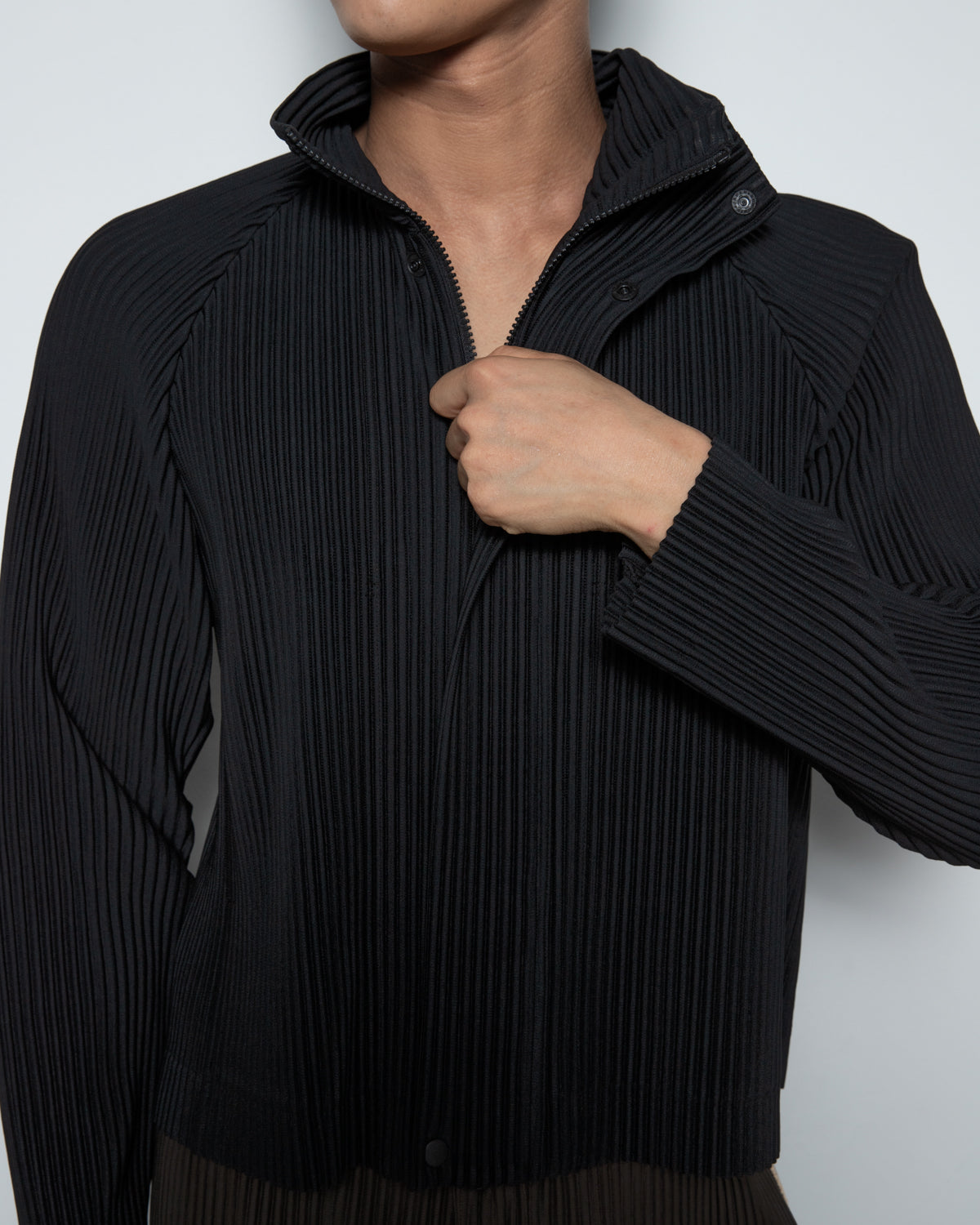 Tailored Pleats 1 Jacket in Black