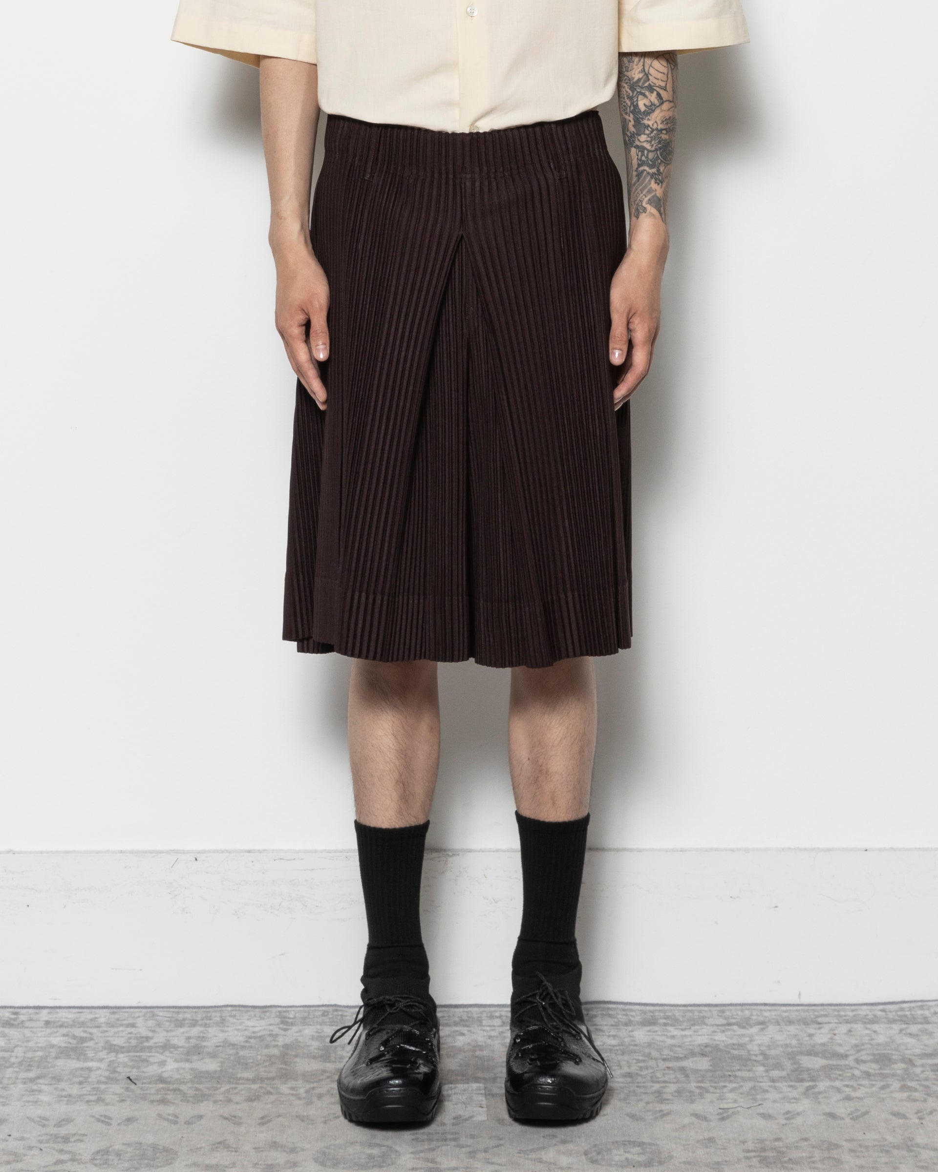 Tailored Pleats 2 in Egg Plant