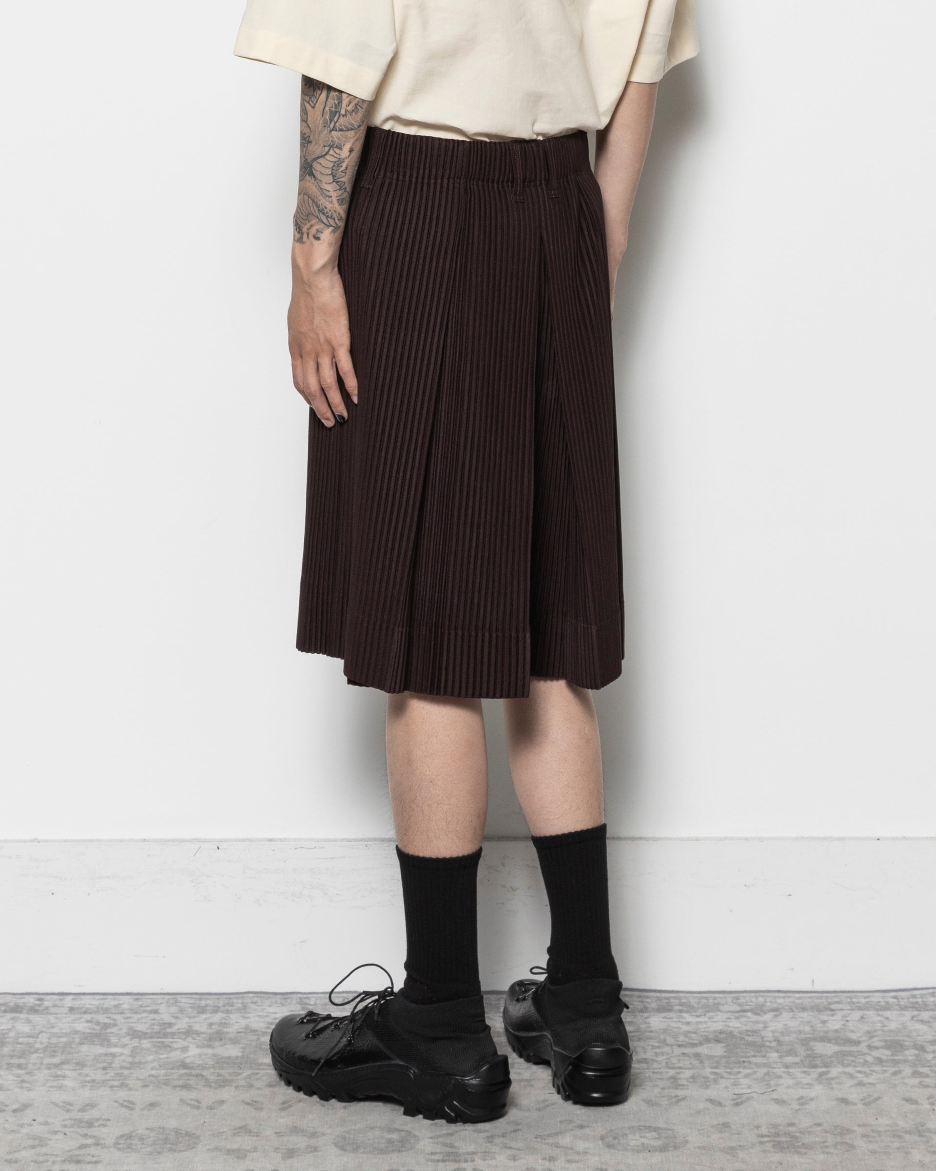 Tailored Pleats 2 in Egg Plant
