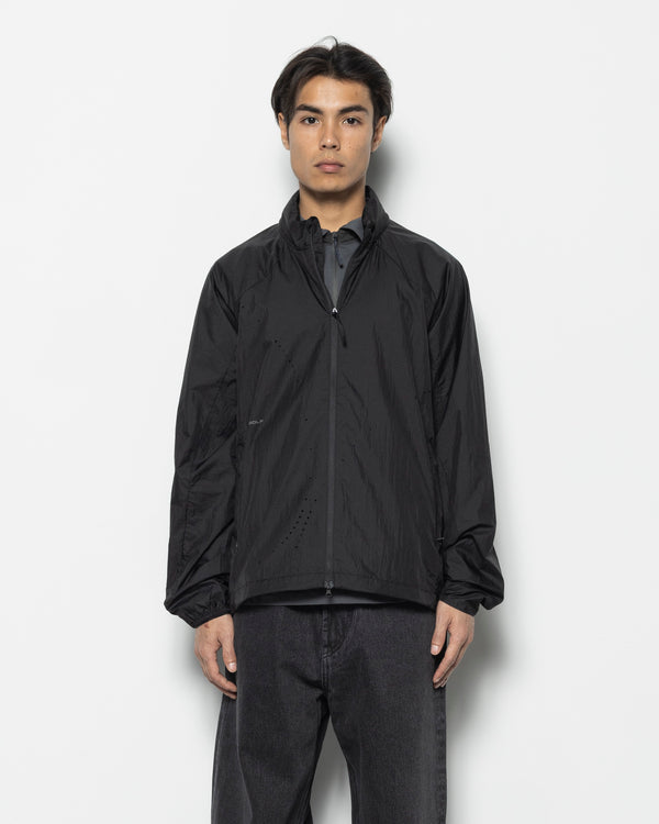PAF Perforated Windbreaker in Black