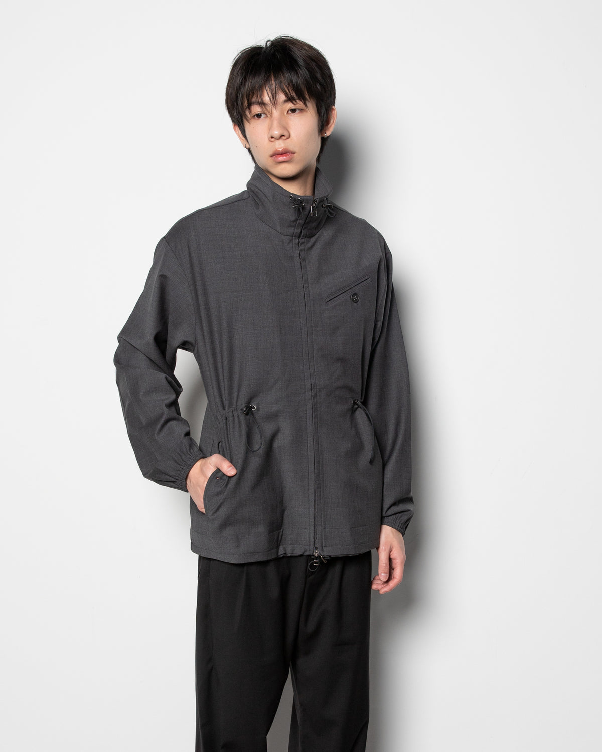 Barbette Jacket in Basalt Grey