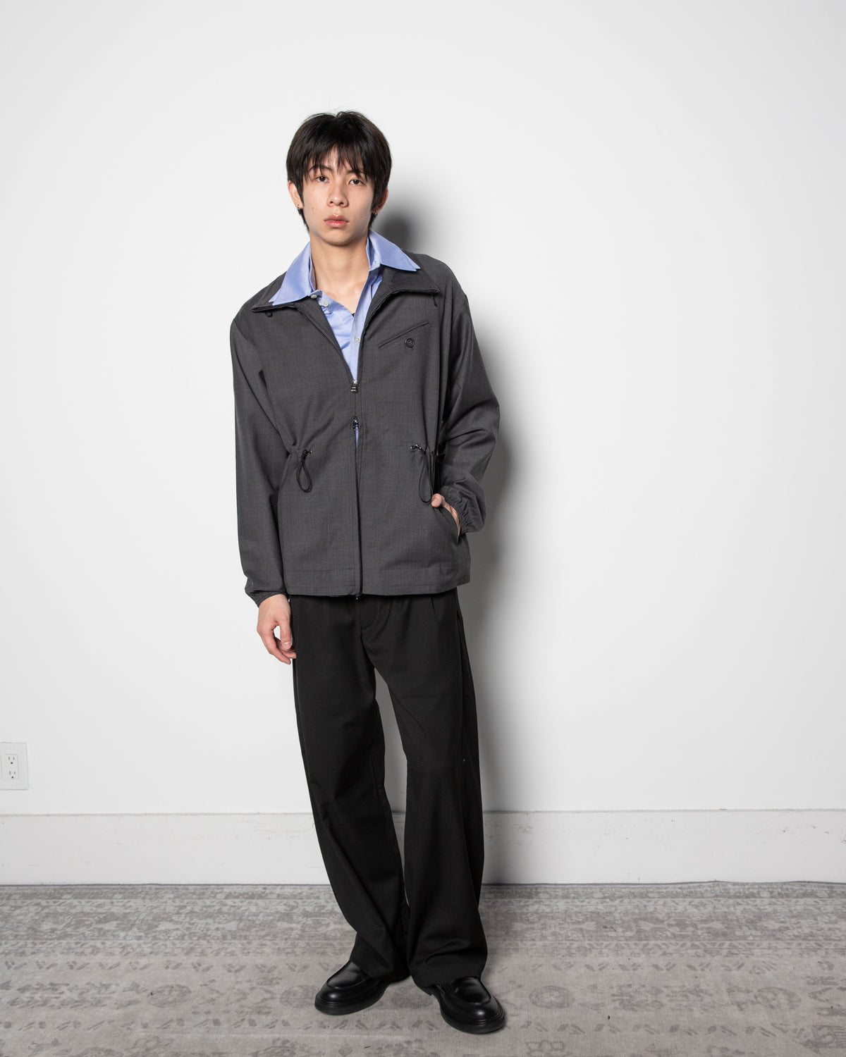 Barbette Jacket in Basalt Grey