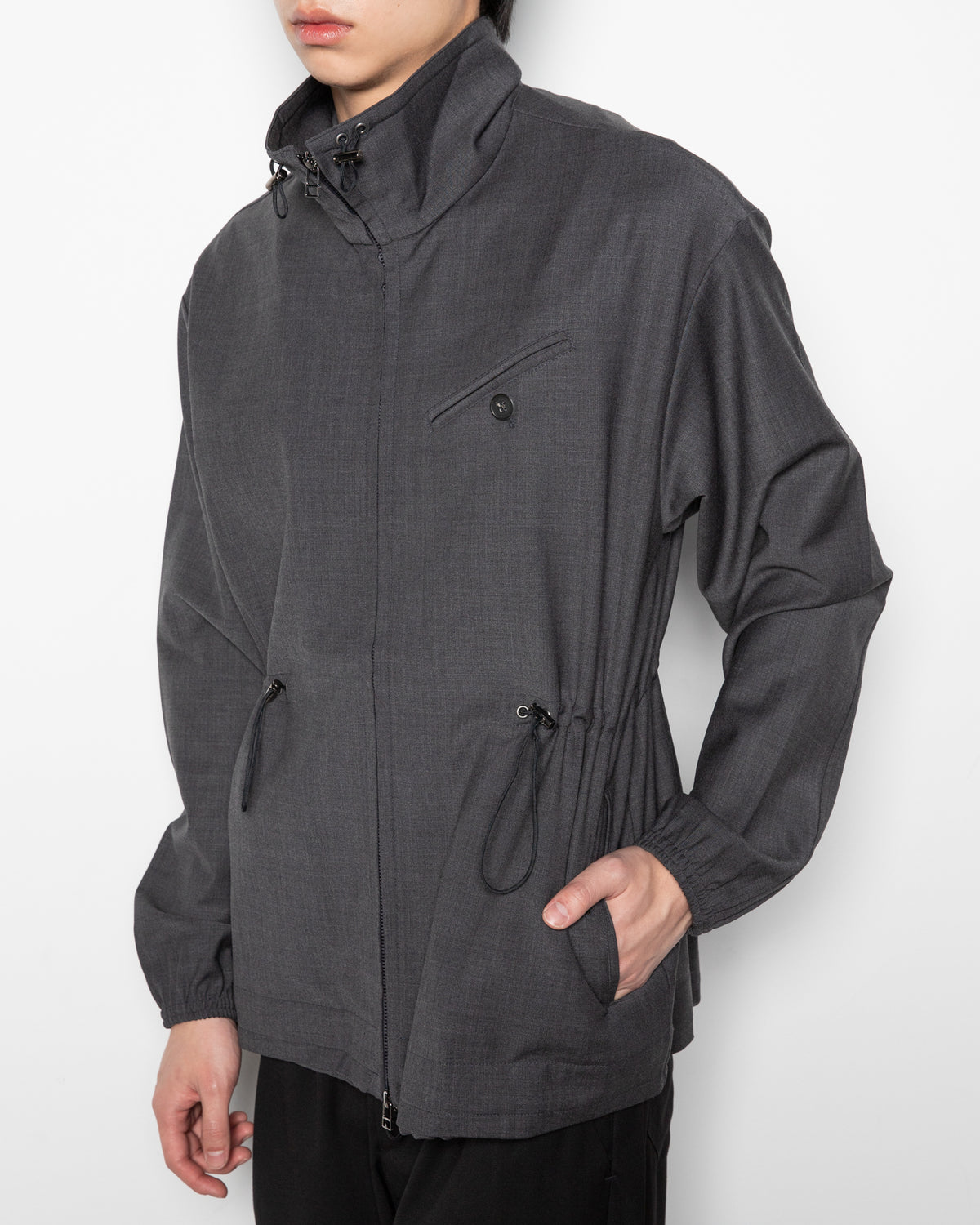 Barbette Jacket in Basalt Grey