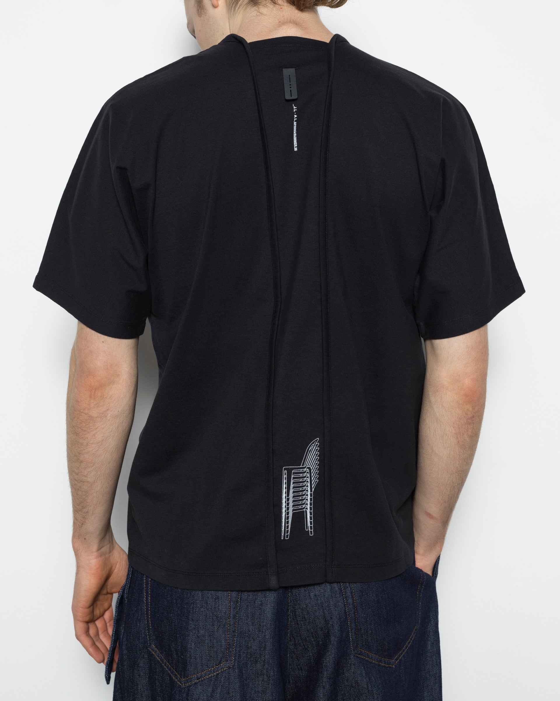 Dalma T-Shirt in Shungite Black