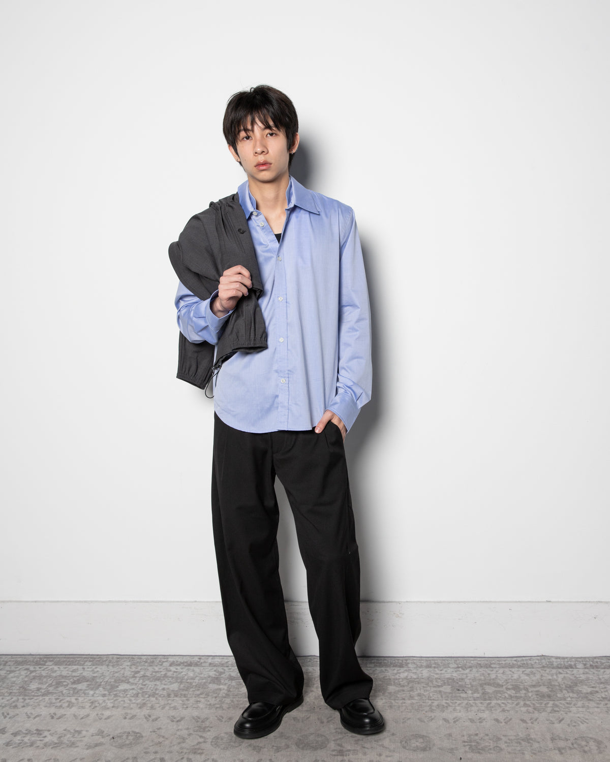 Triple Collar Shirt in Cirrus