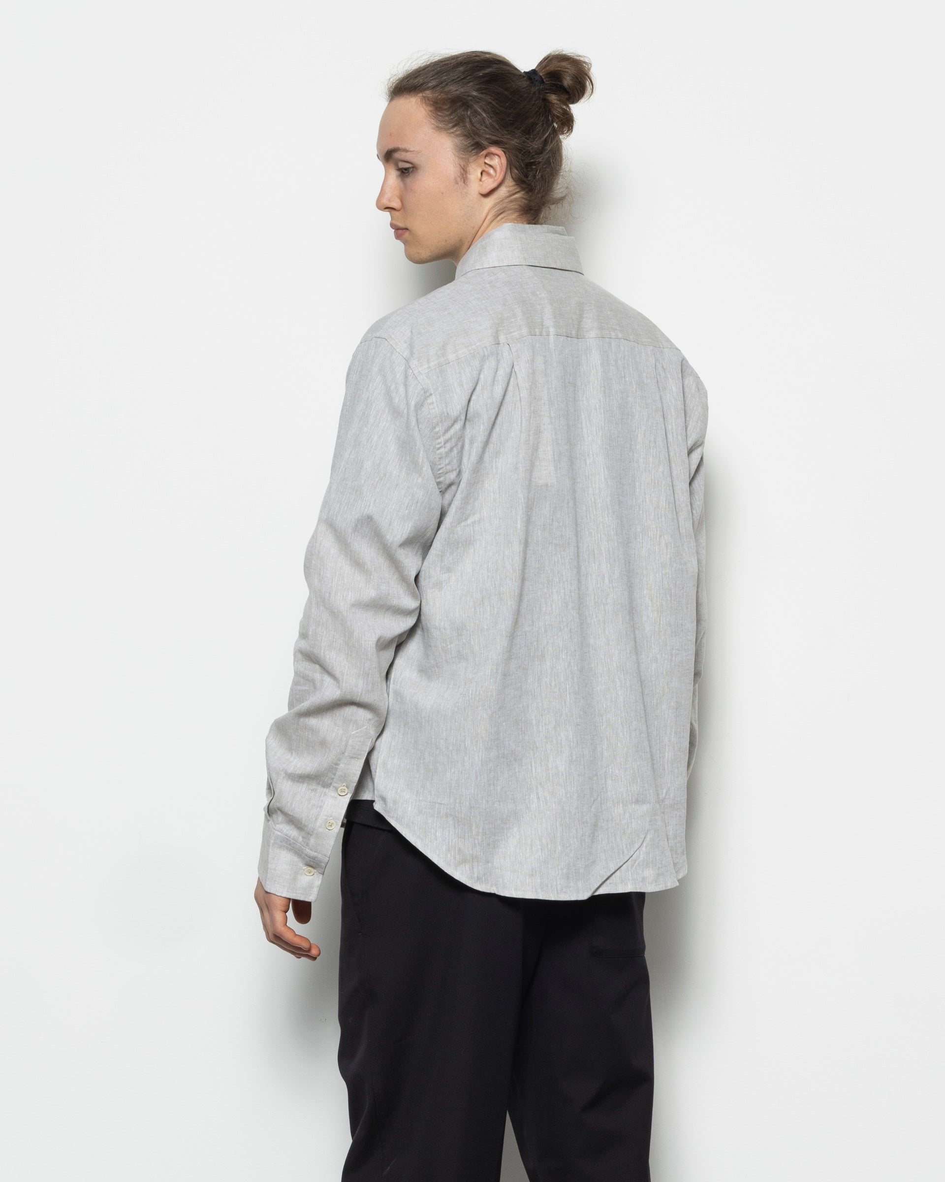 Triple Collar Shirt in Lugano Green
