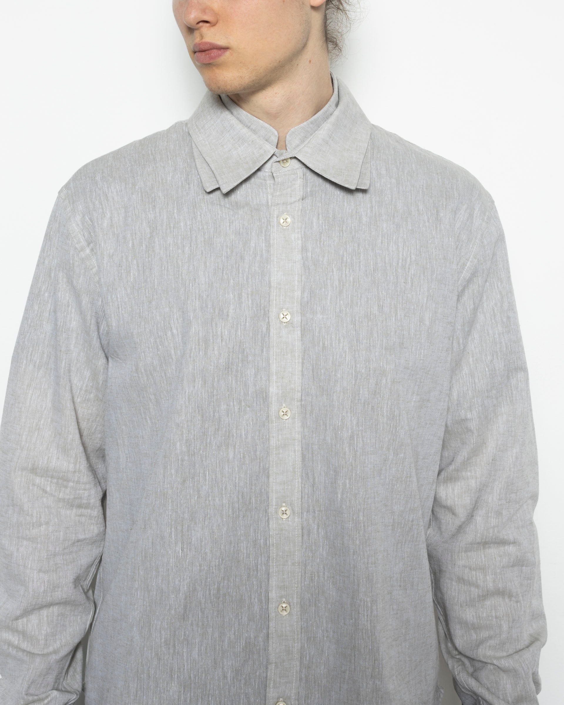 Triple Collar Shirt in Lugano Green